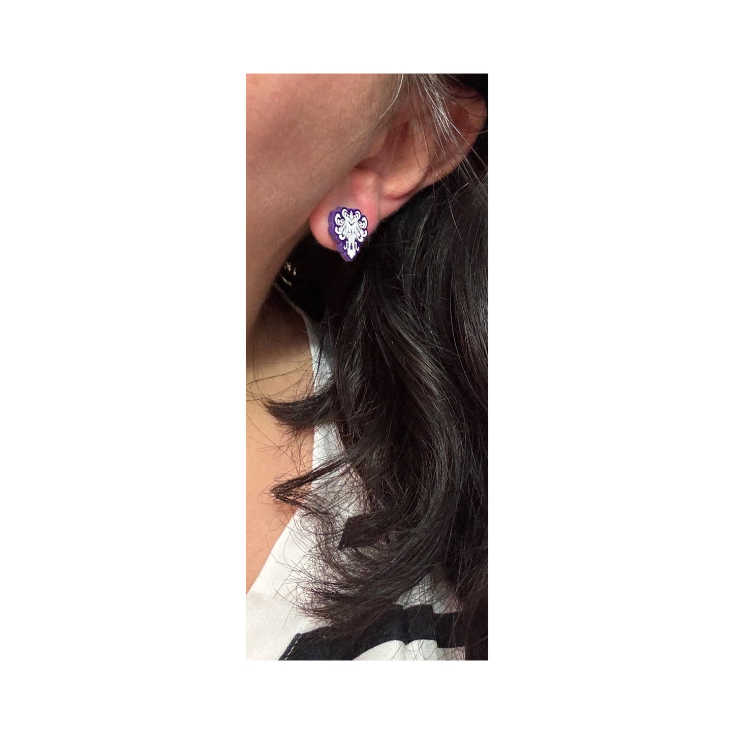 Mansion Wallpaper Symbol Post Earrings