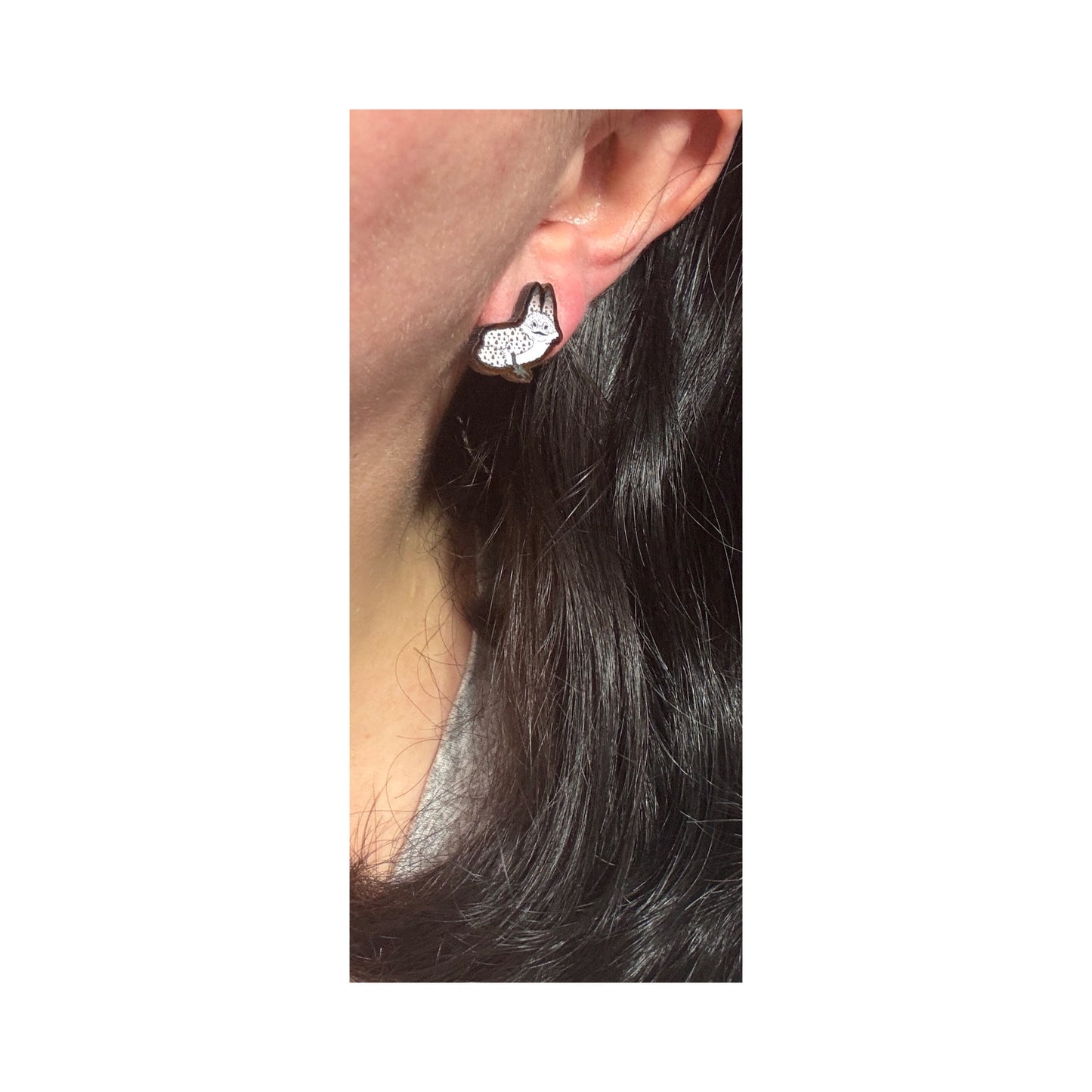 Space Cat Post Earrings
