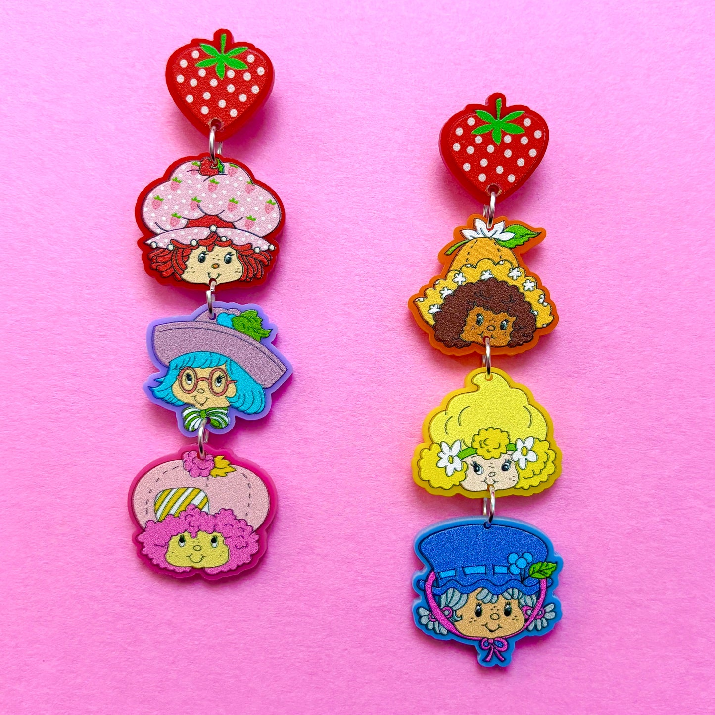 Shortcake Friends Tiered Drop Earrings