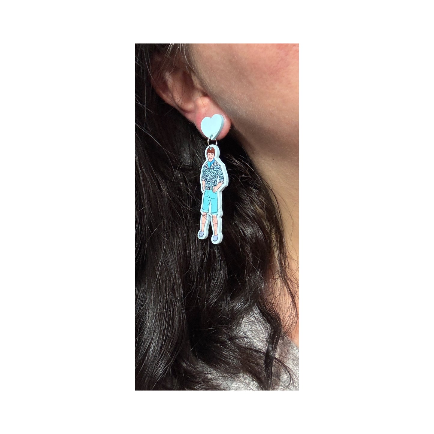 Toy Doll Couple Drop Earrings