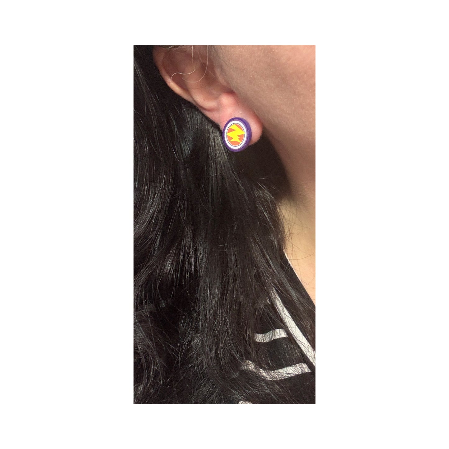 Toy Villain Post Earrings