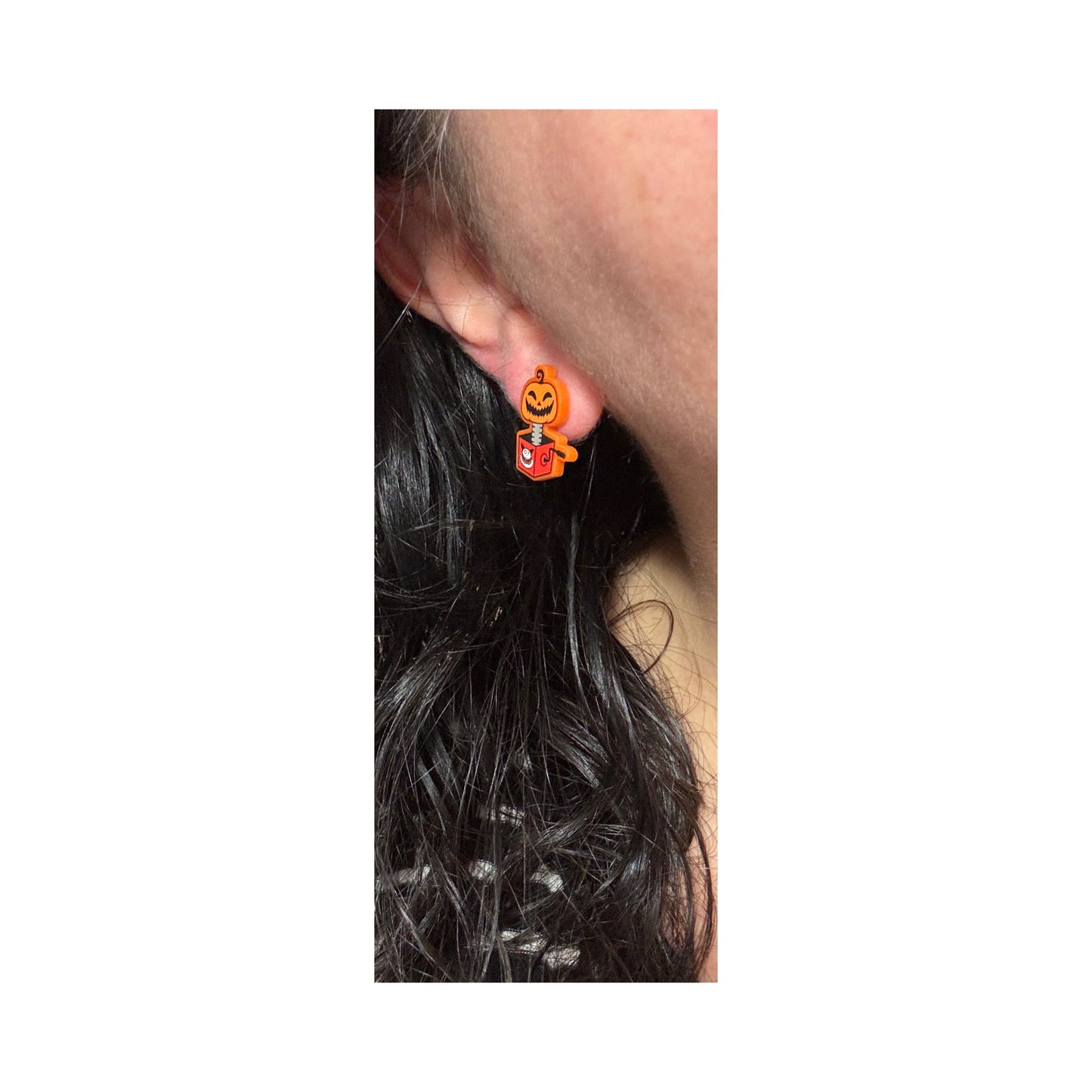 Pumpkin Toy Post Earrings