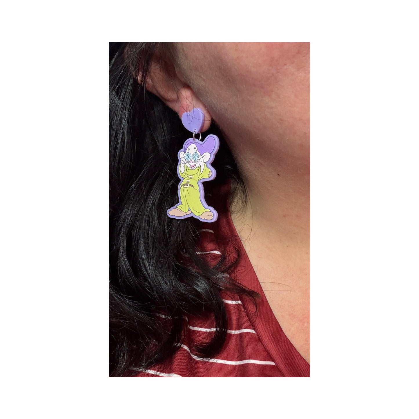 Dopey Dwarf Full Body Drop Earrings