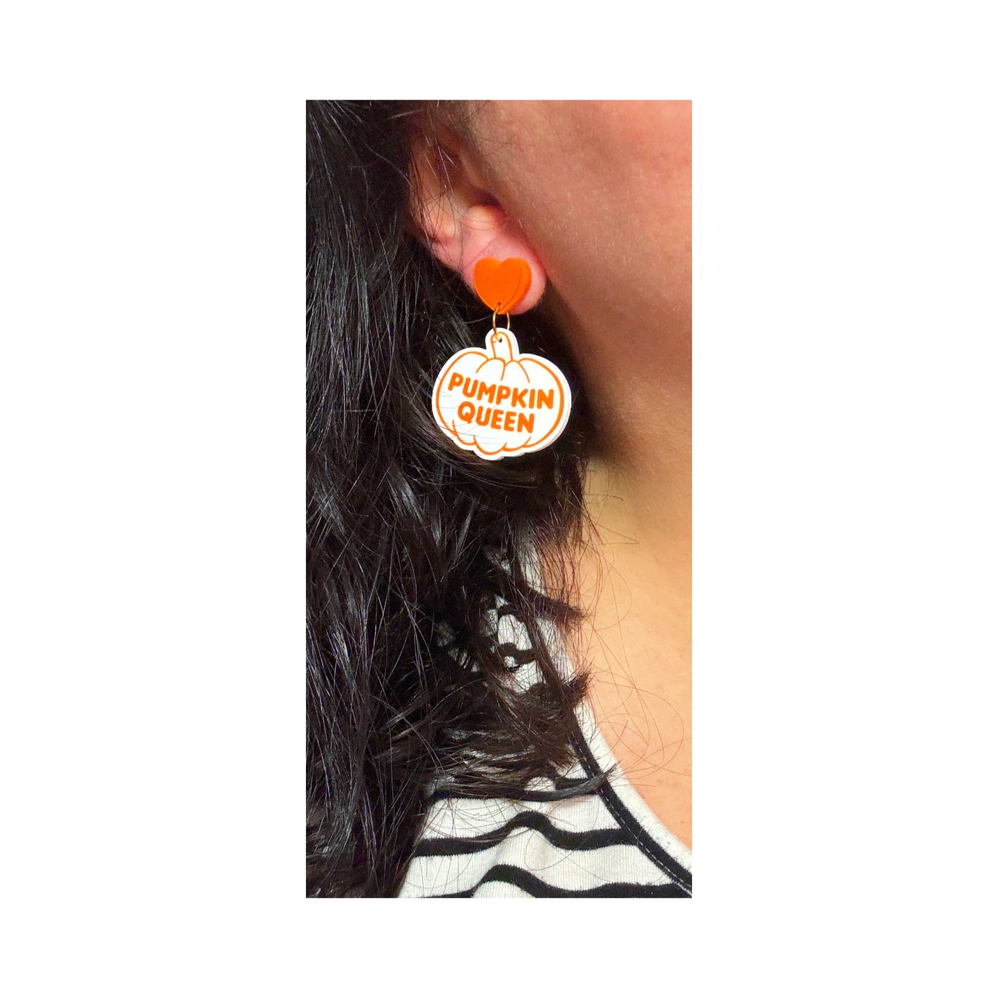 Pumpkin Queen Drop Earrings