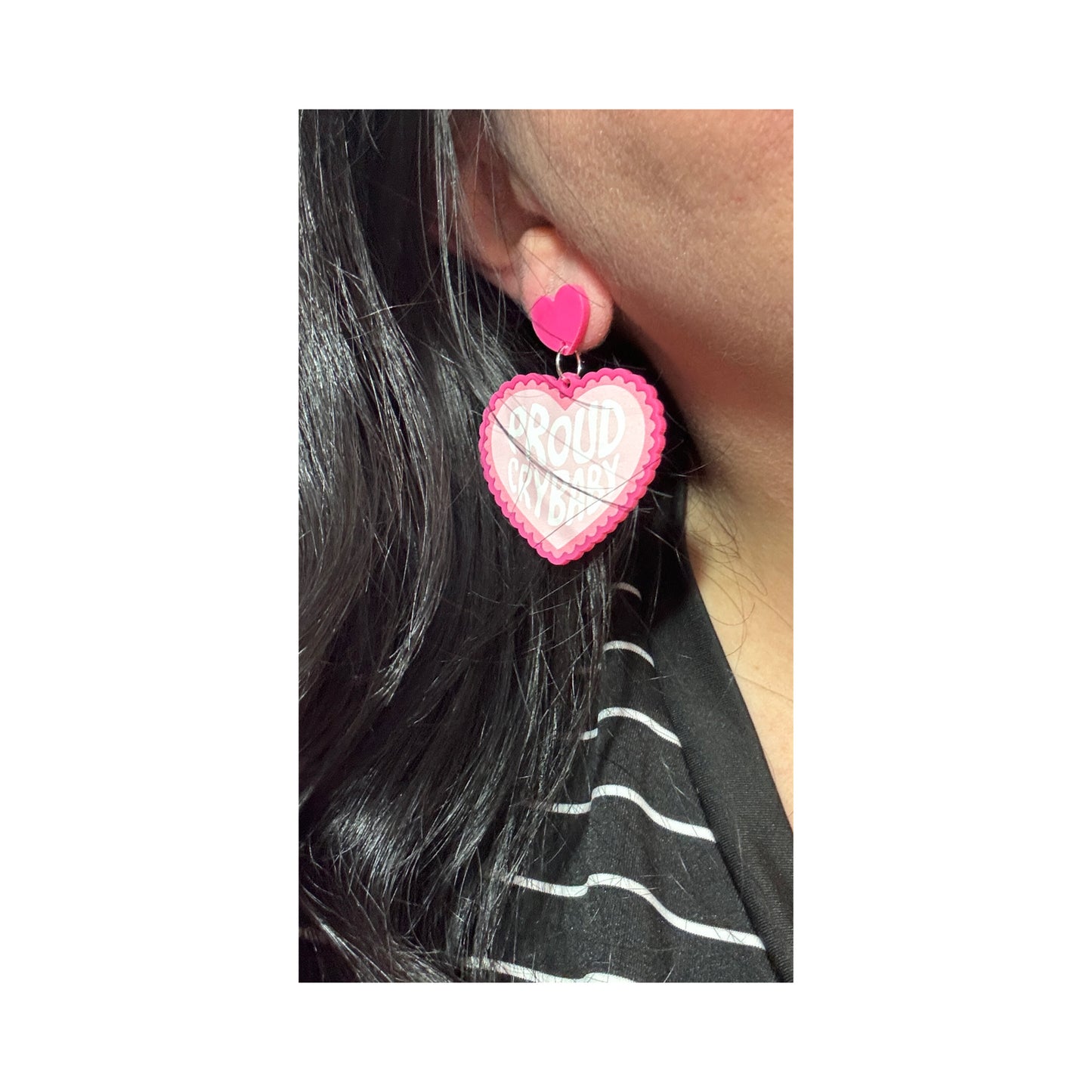 Proud Crybaby Drop Earrings