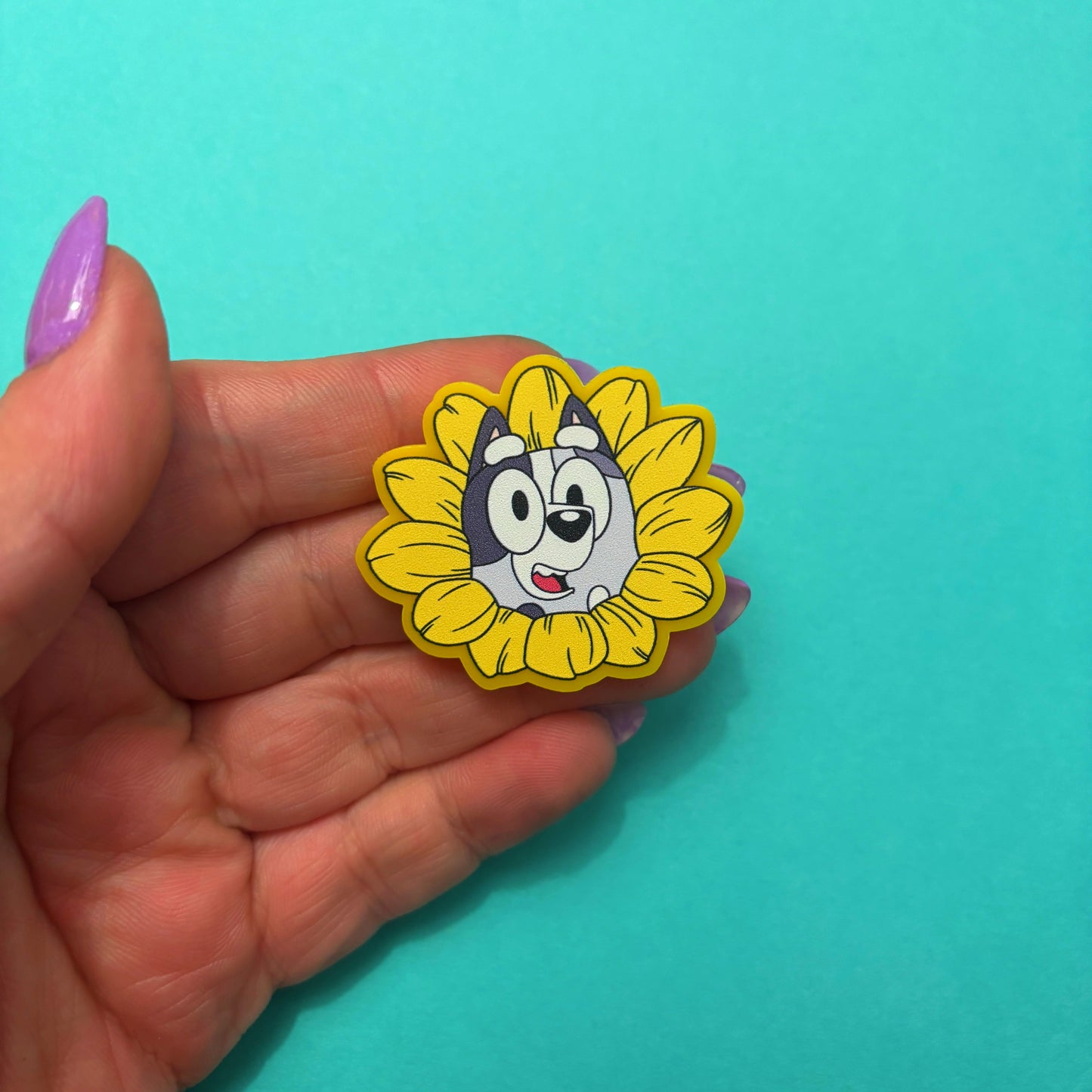 Sunflower Muffin Pin