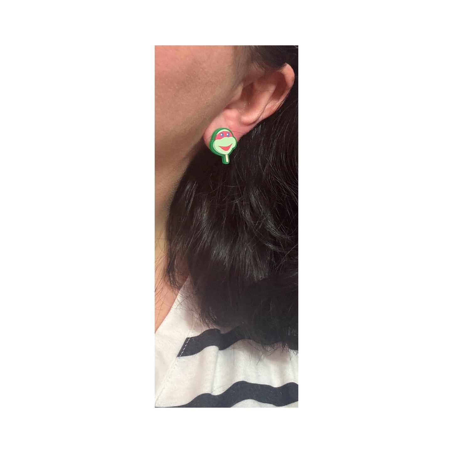 Turtle Ice Cream Post Earrings