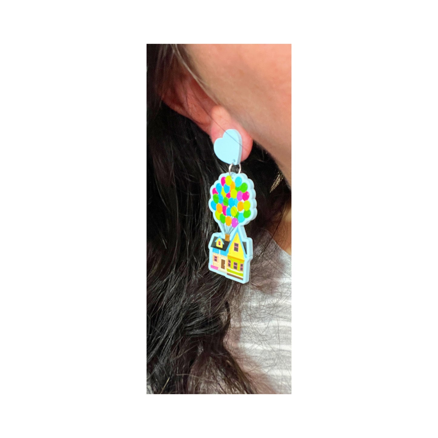 Up House Drop Earrings