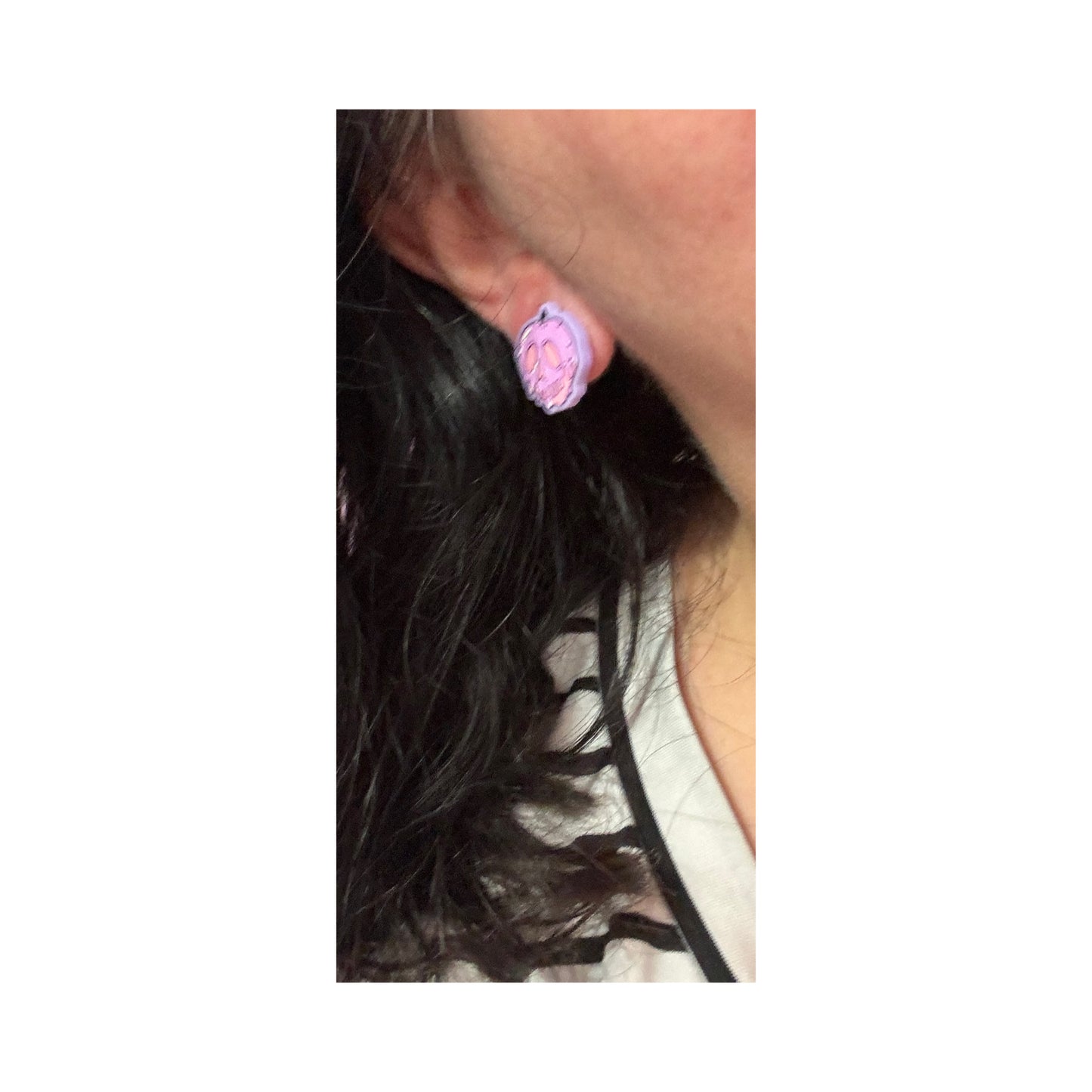 Pastel Poison Apple Post Earrings