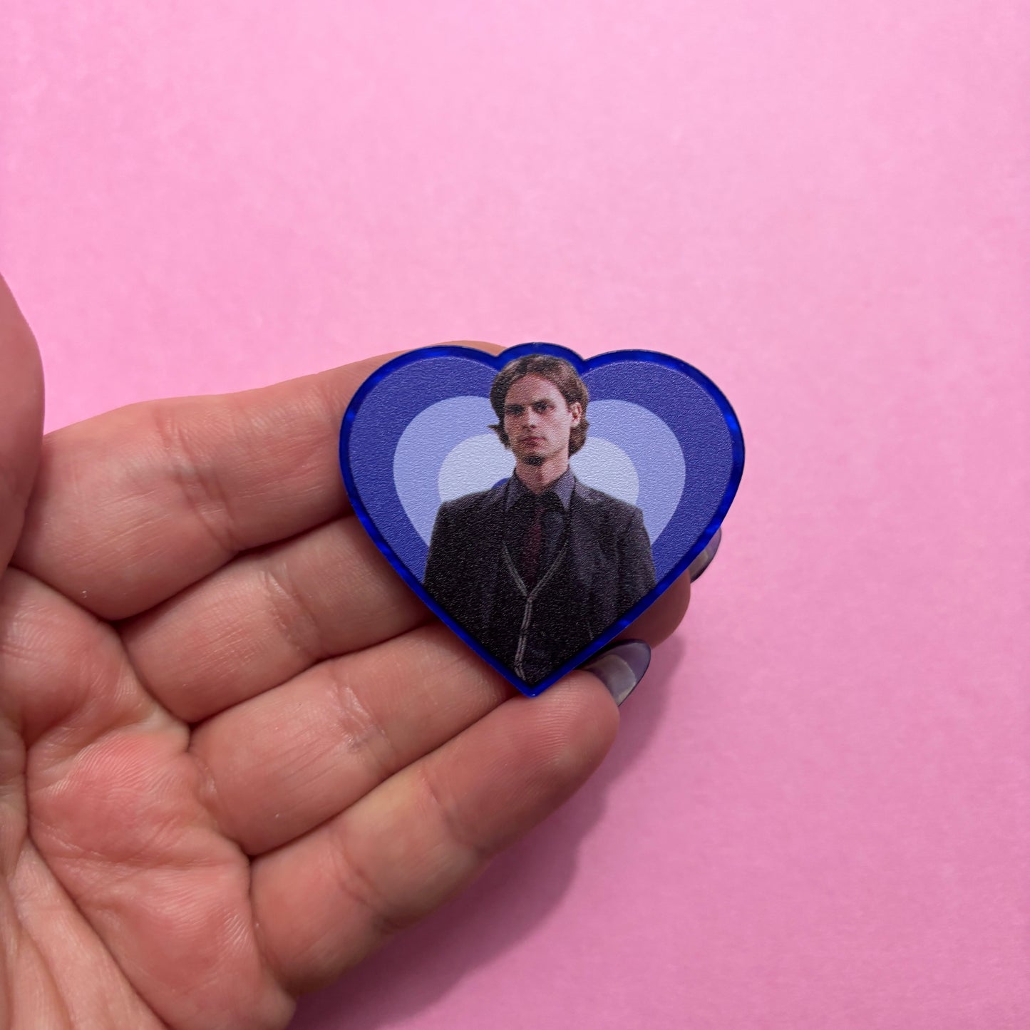 Spencer Reid Heart Pin