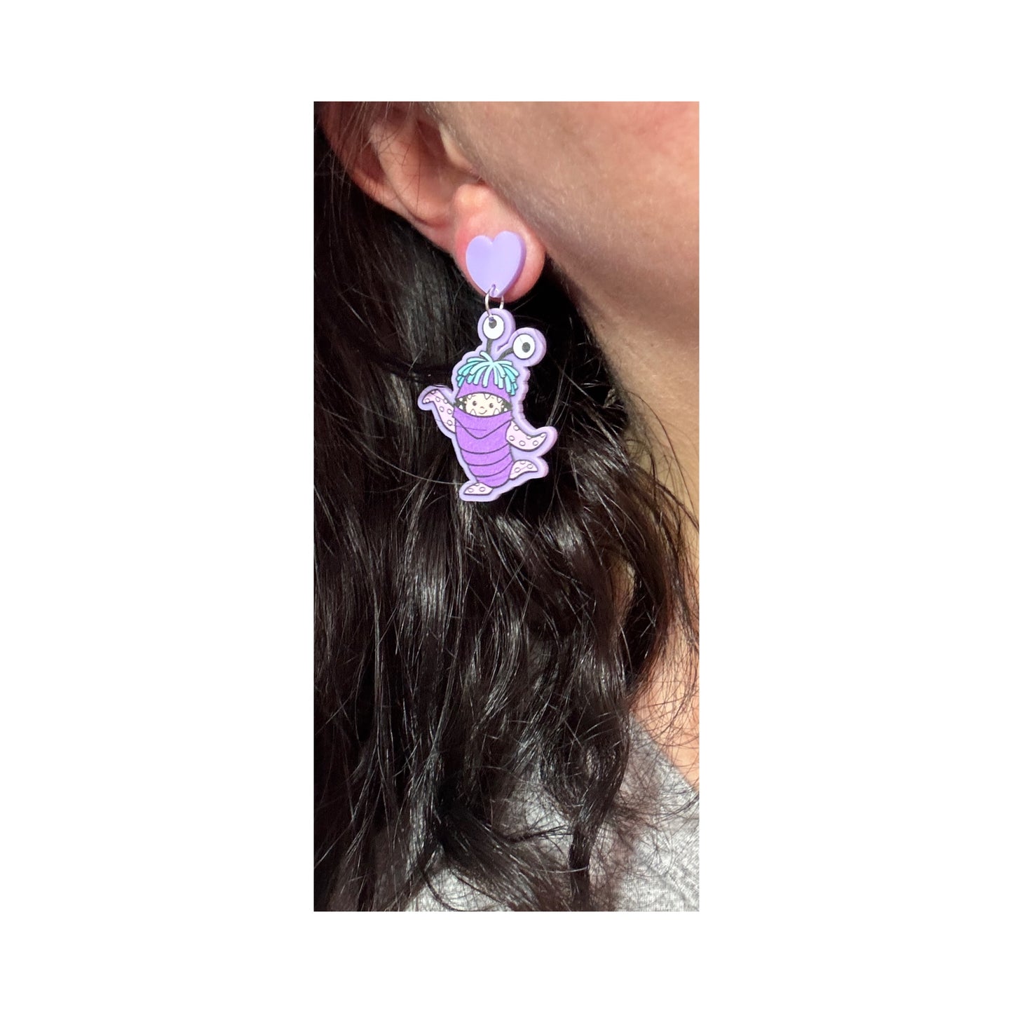 Monster Boo Drop Earrings