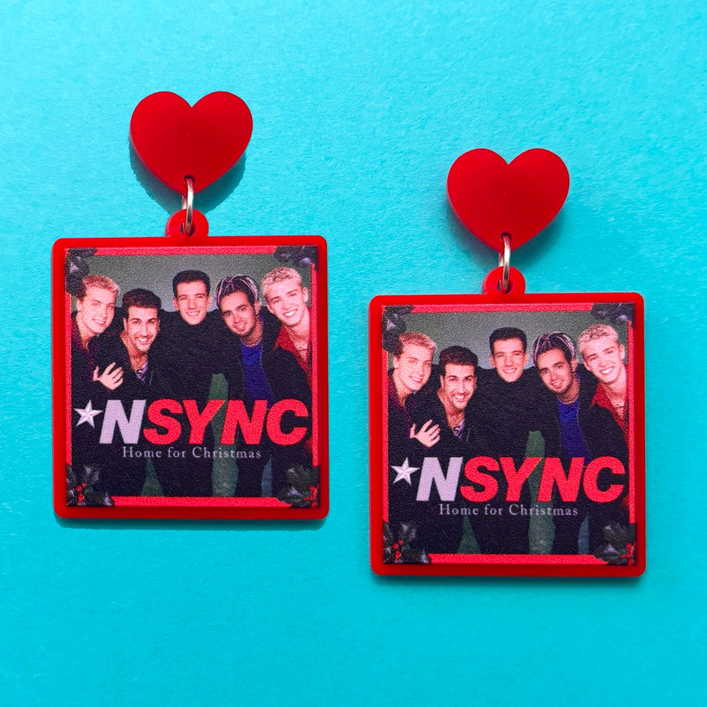 NSYNC Christmas Drop Earrings