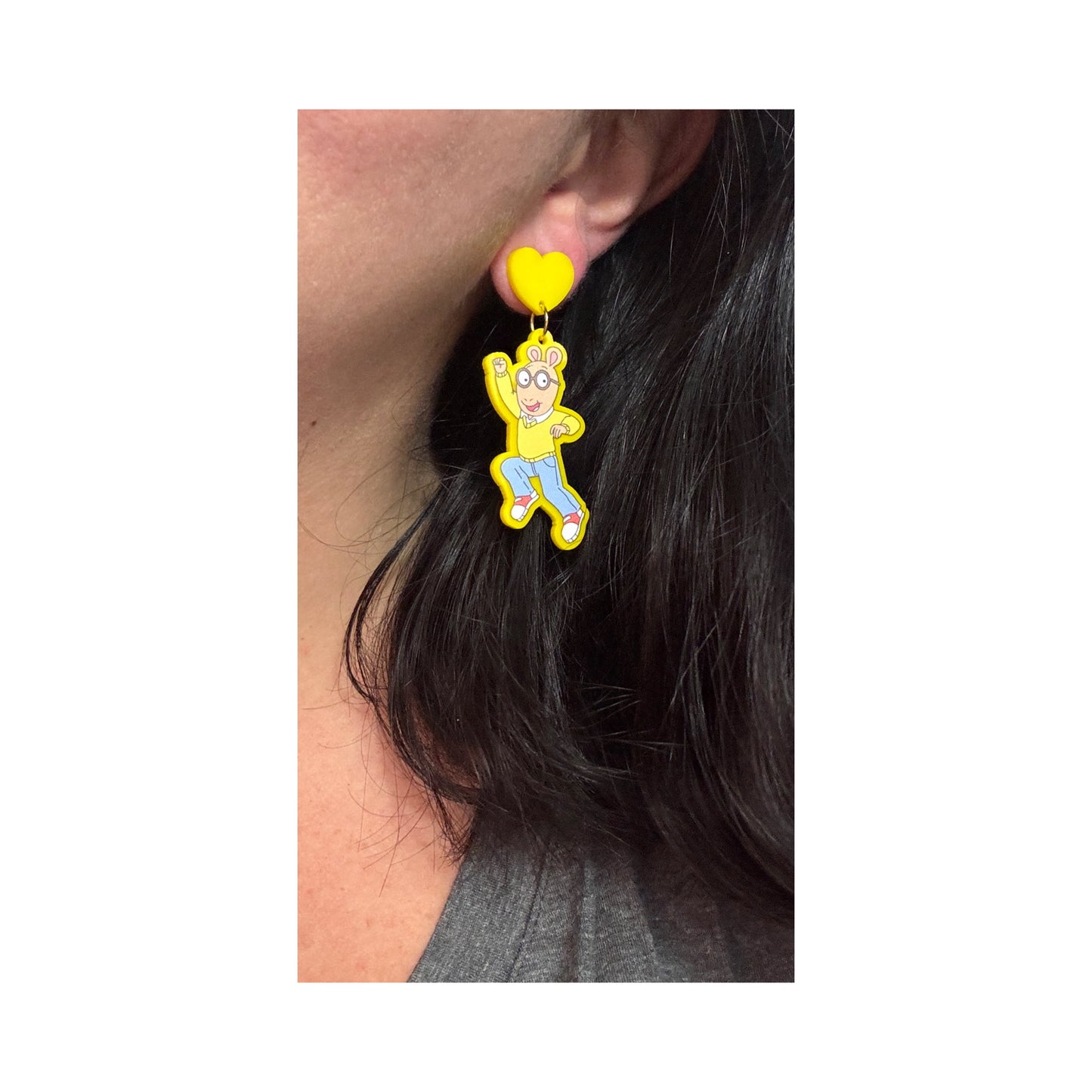 Aardvark Acrylic Drop Earrings