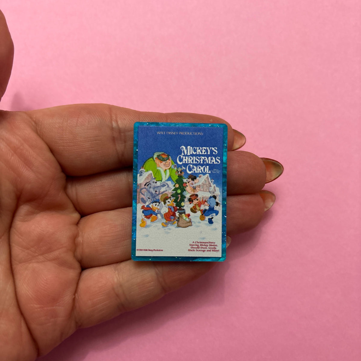 Mouse Christmas Carol Pin