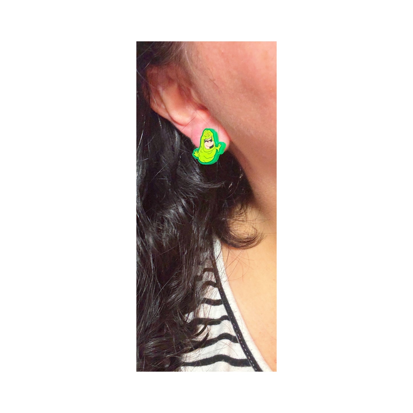 Slimer Post Earrings