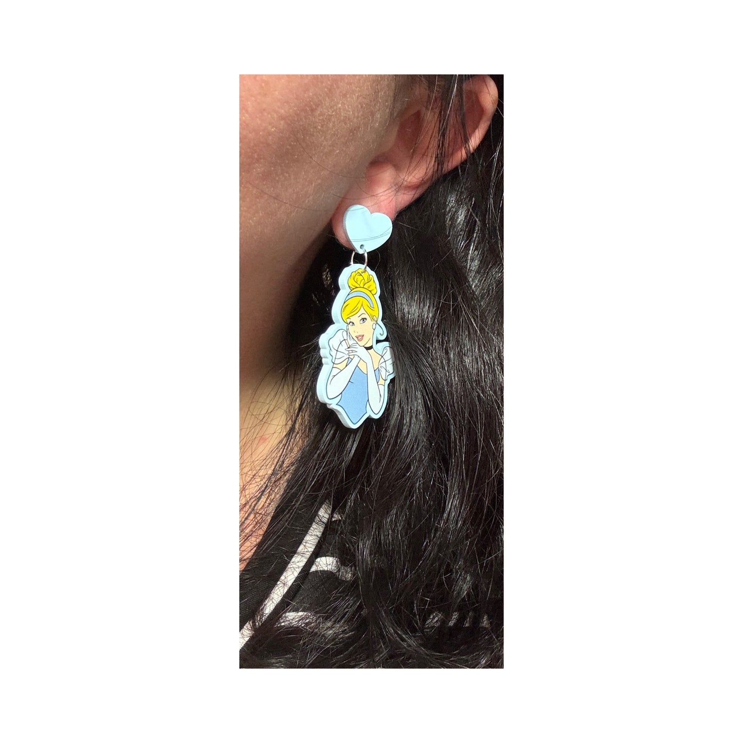 Glass Slipper Princess Earrings