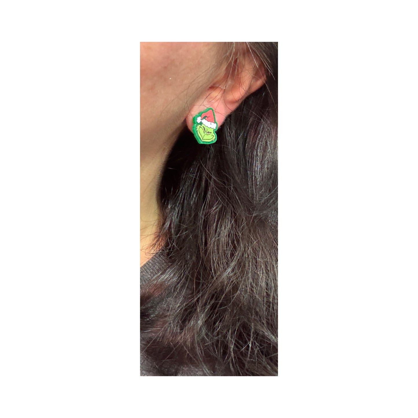 Grinch Post Earrings