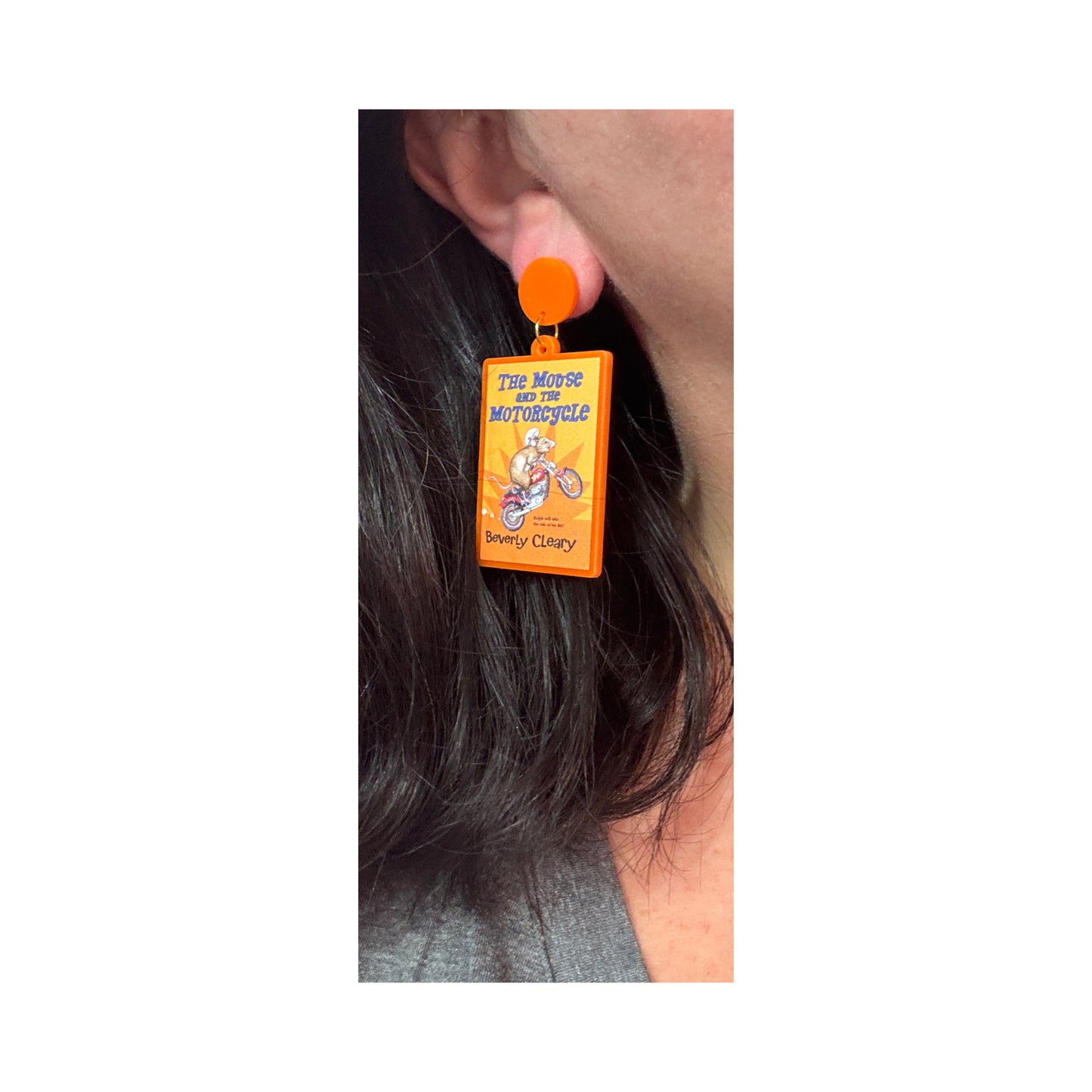 Mouse & Motorcycle Drop Earrings