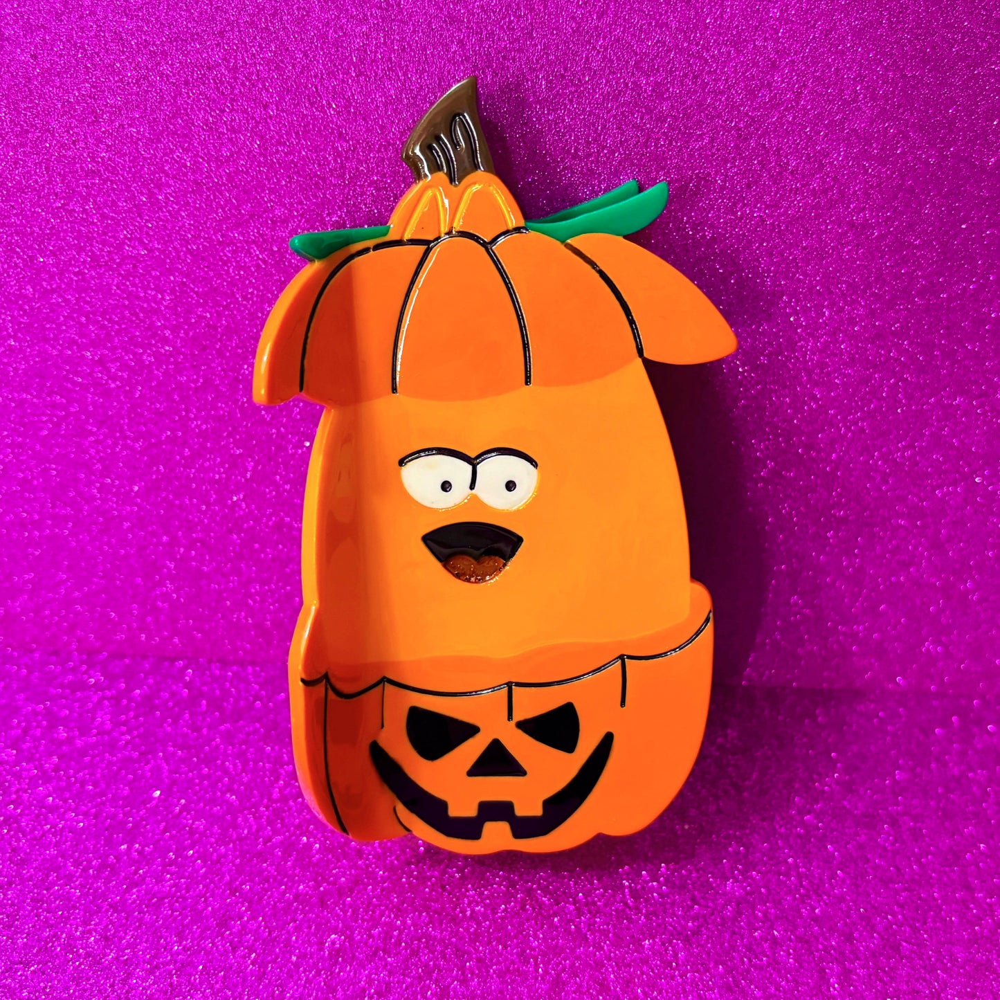 90s Pumpkin Nugget Claw Clip