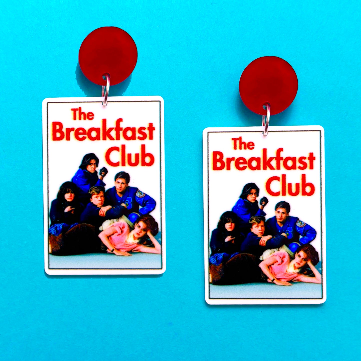 Breakfast Club Inspired Acrylic Drop Earrings