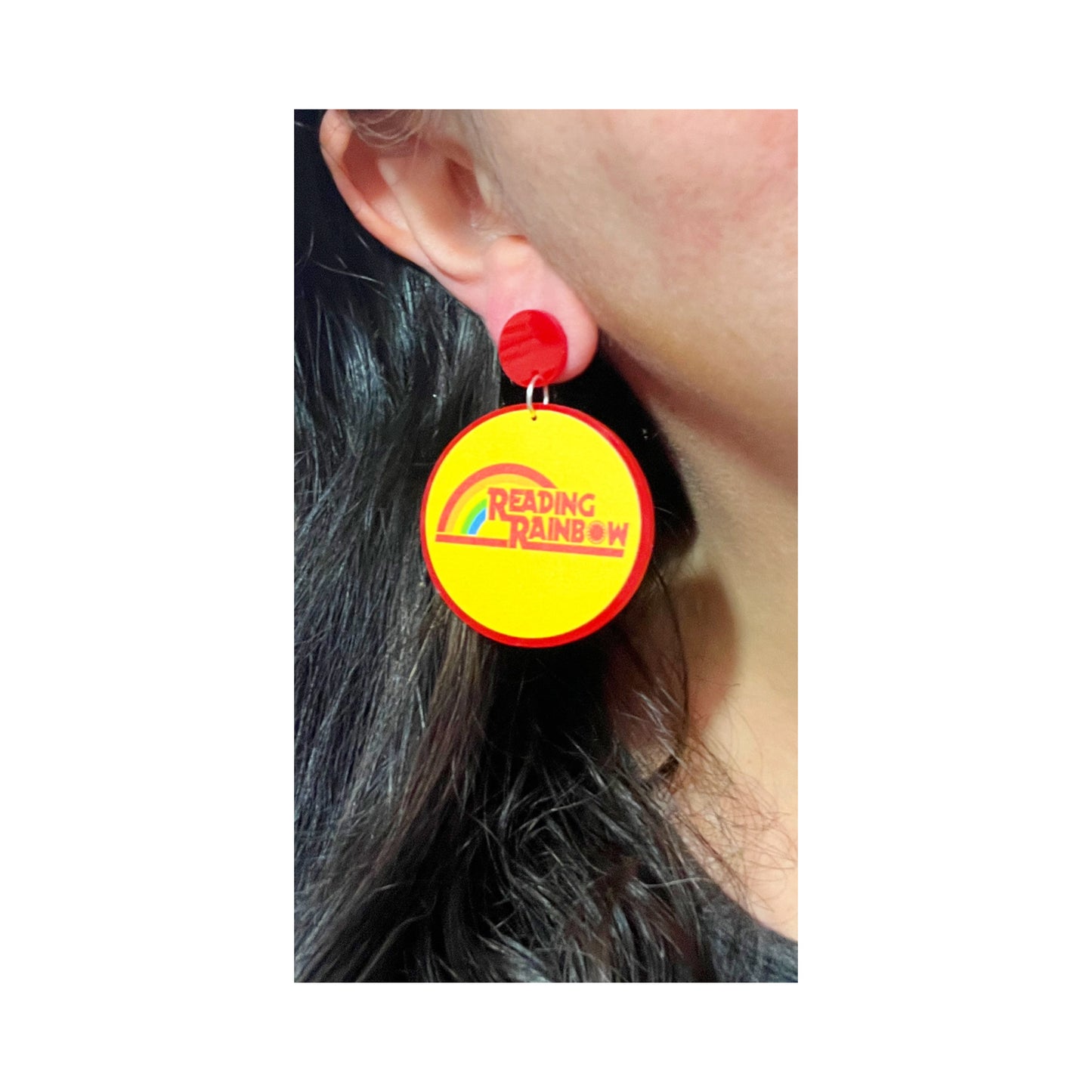 Reading Rainbow Drop Earrings