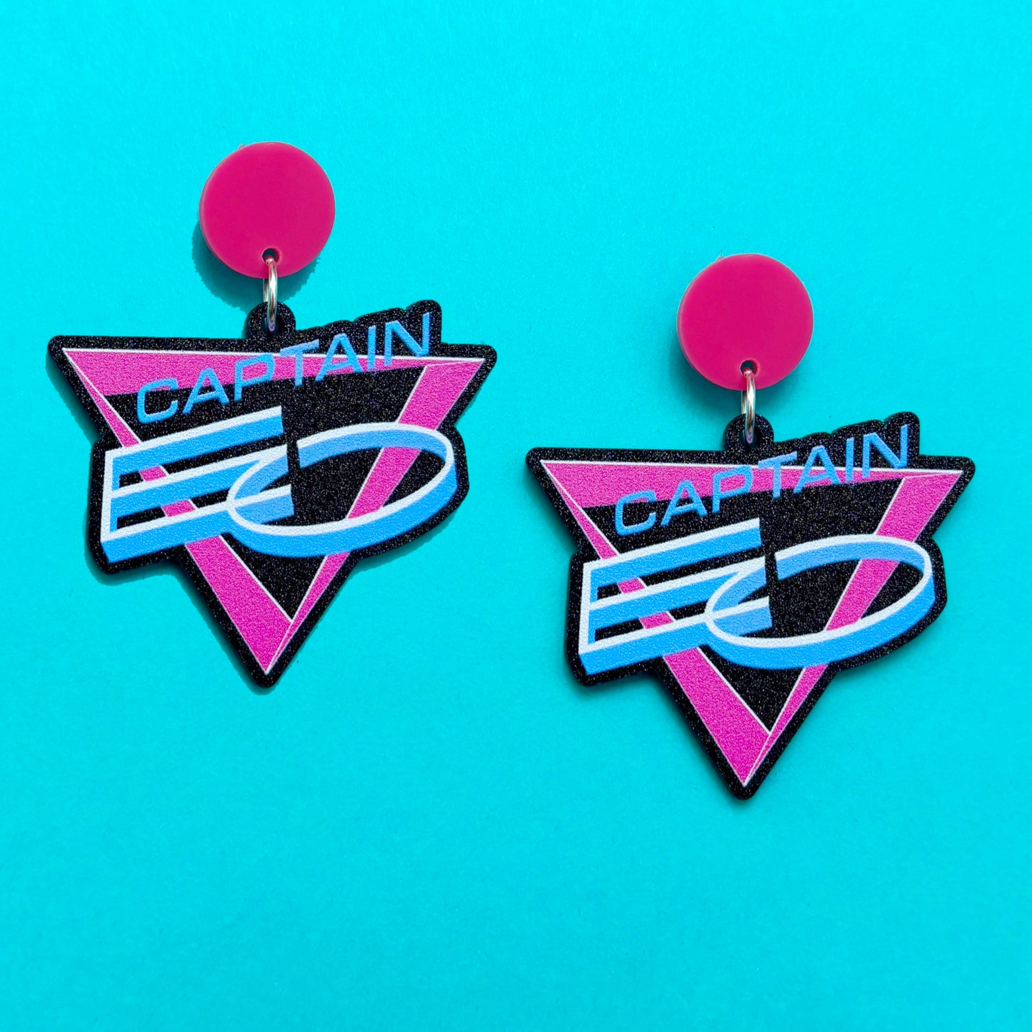 Captain EO Drop Earrings