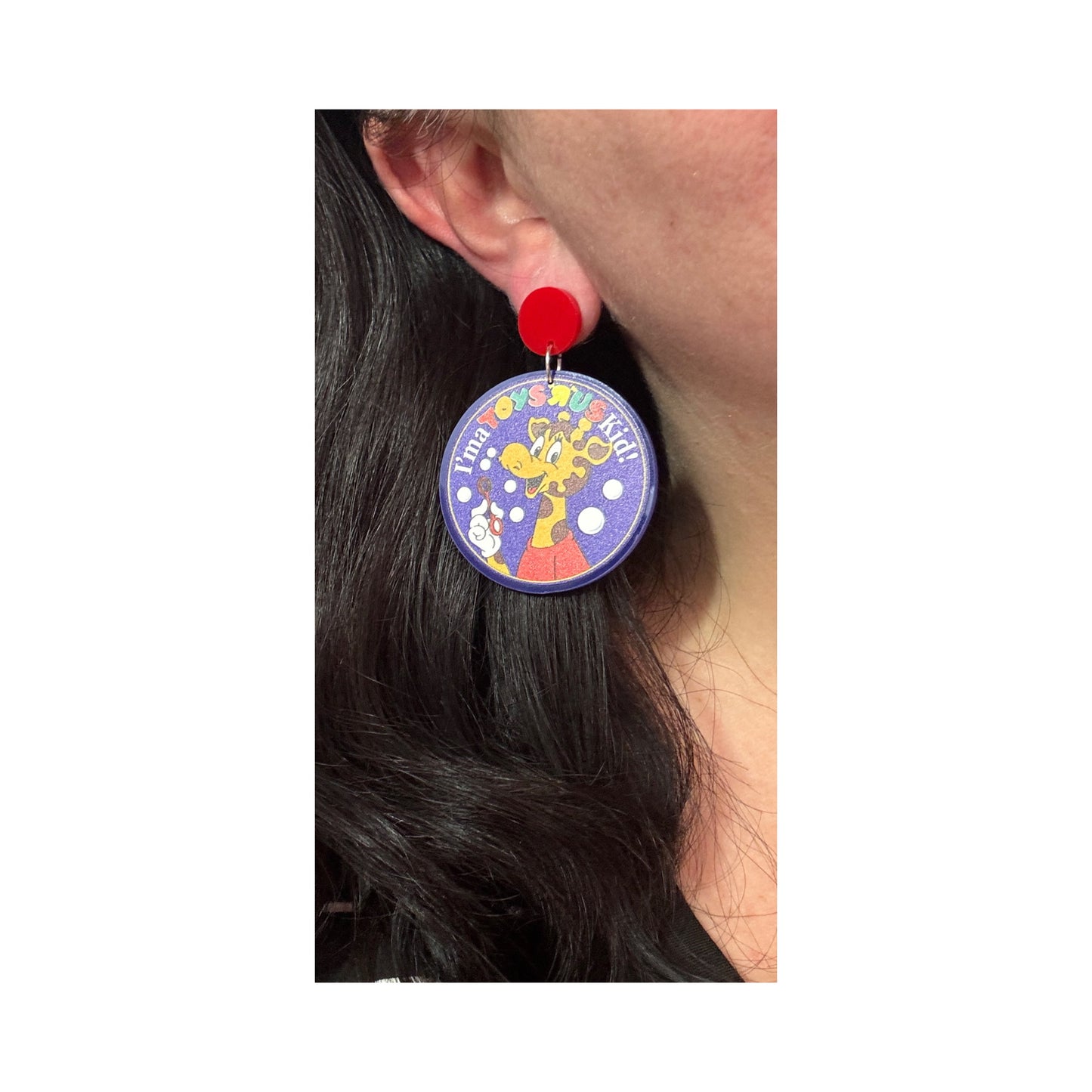 90s Toy Kid Drop Earrings
