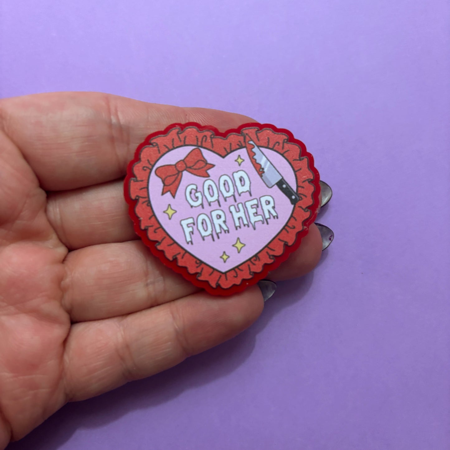 Good For Her Pin