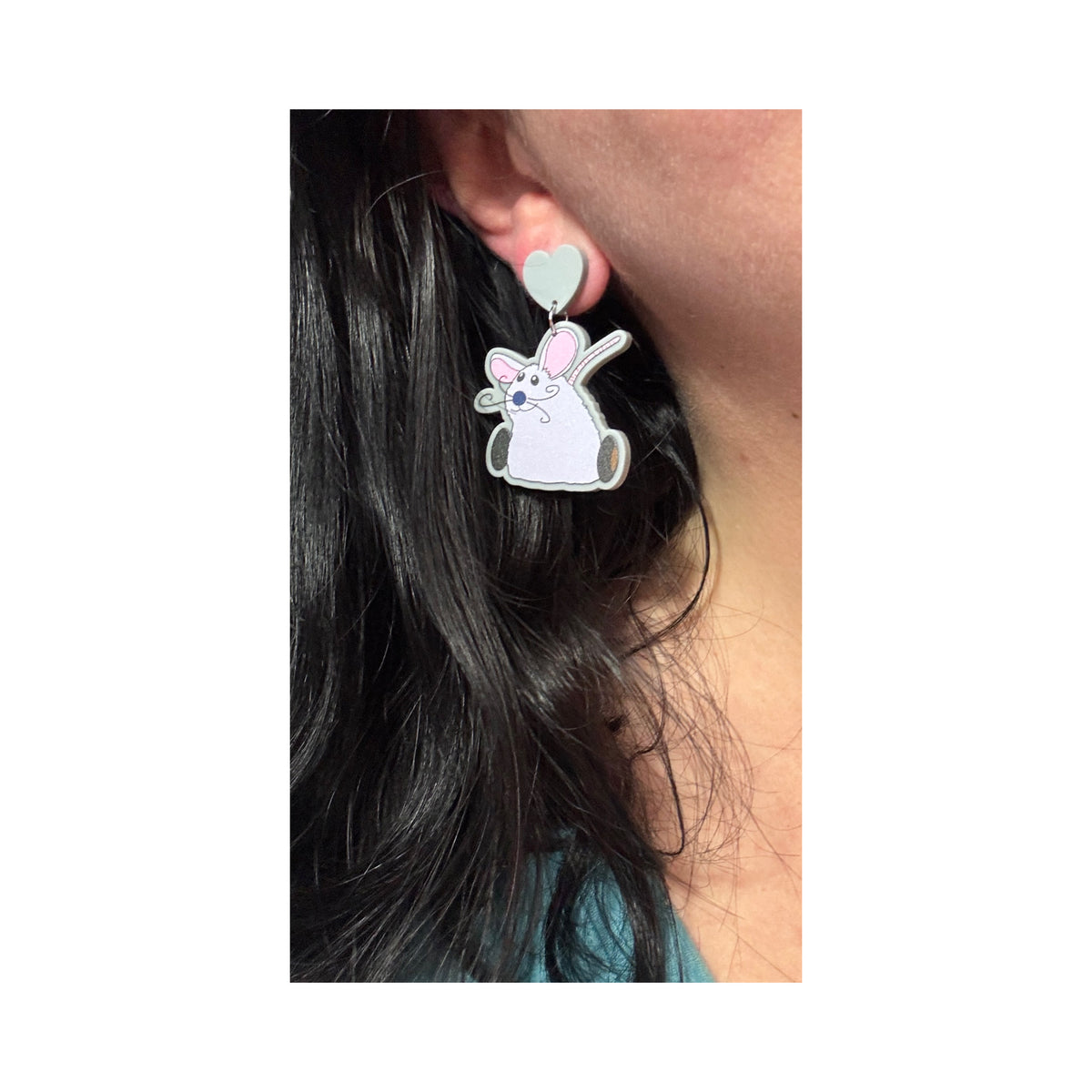 Rugby & Mew Drop Earrings