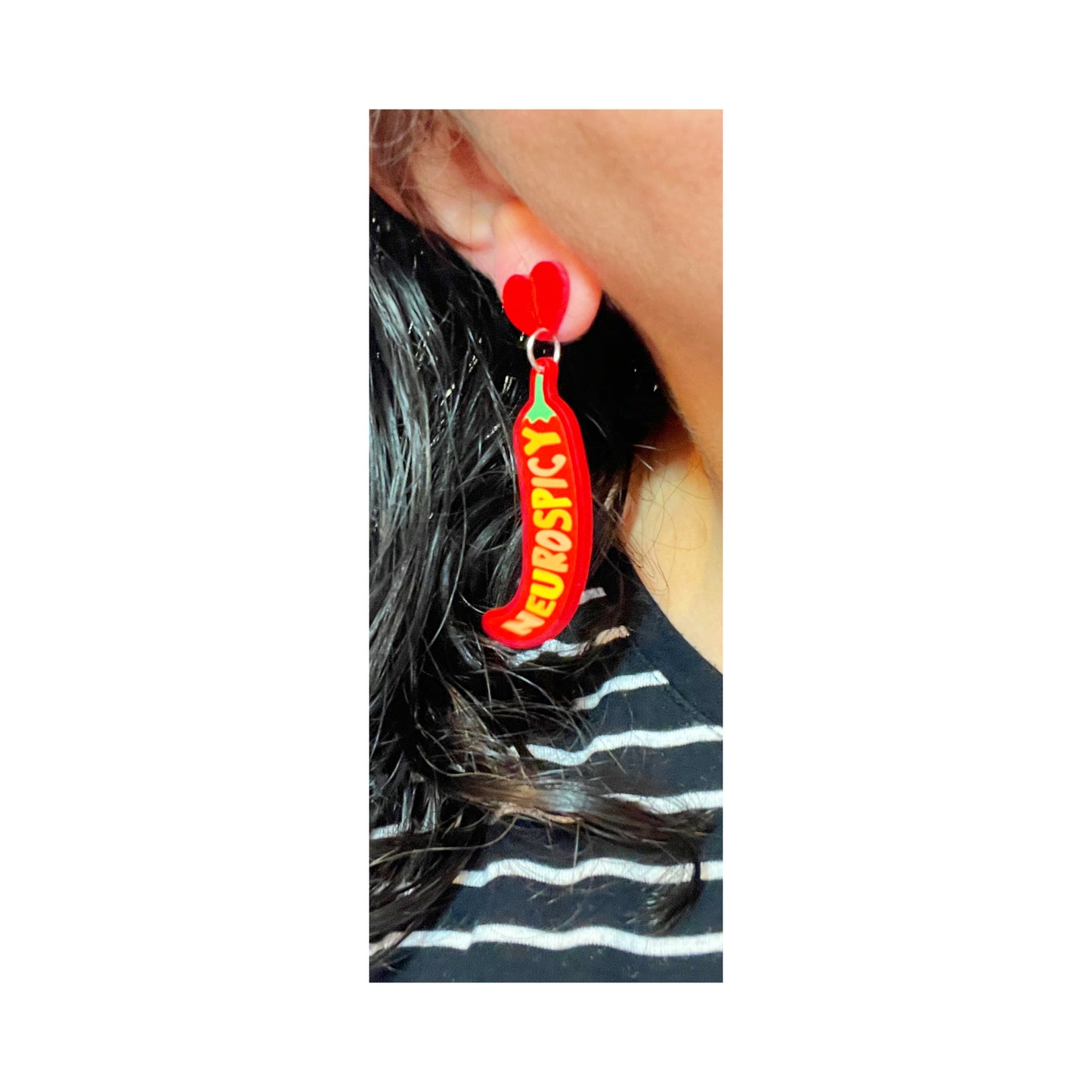 Neurospicy Drop Earrings