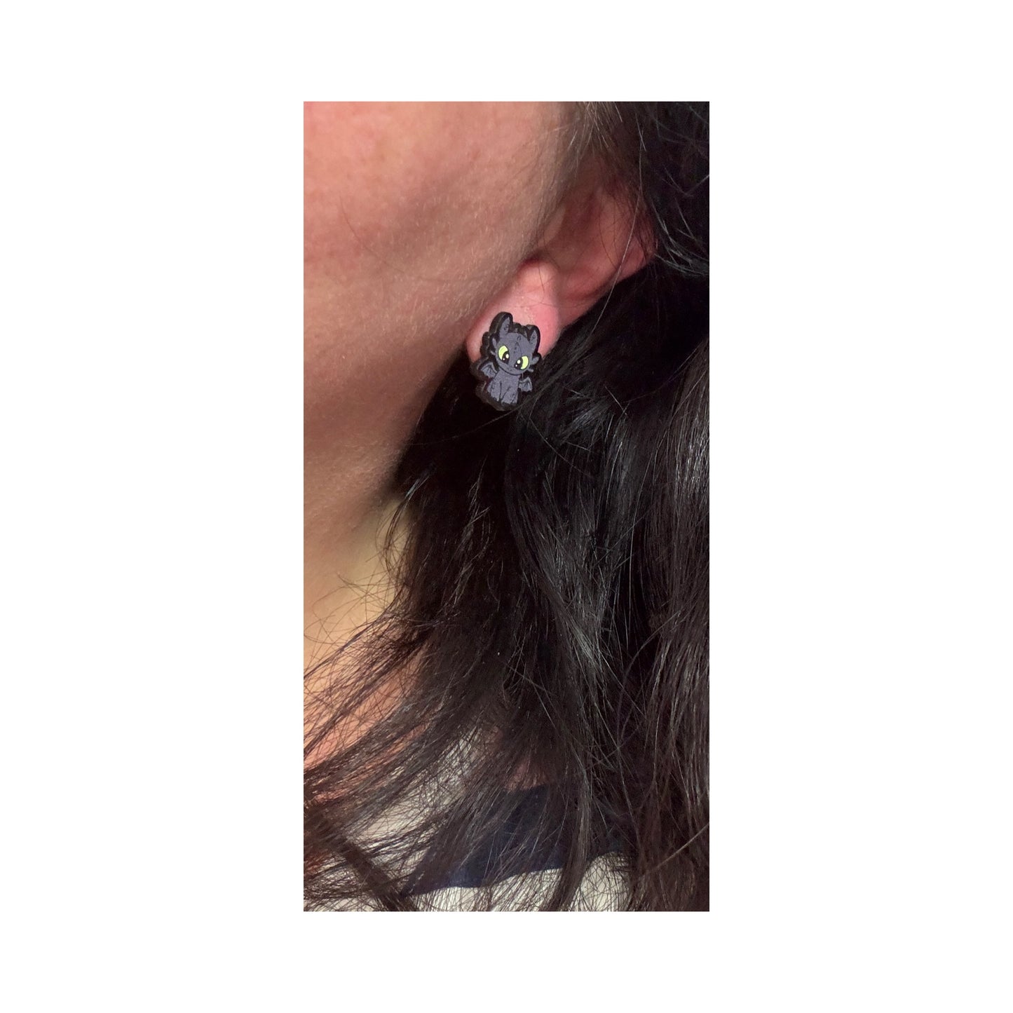 Toothless Post Earrings