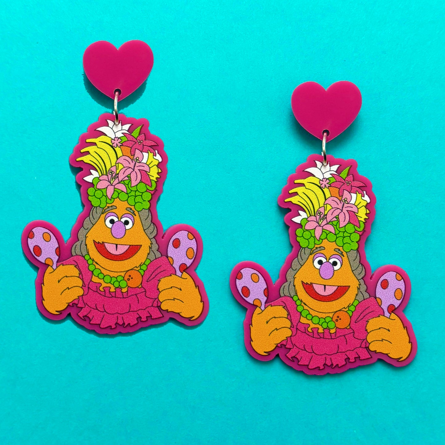 Island Fozzie Drop Earrings