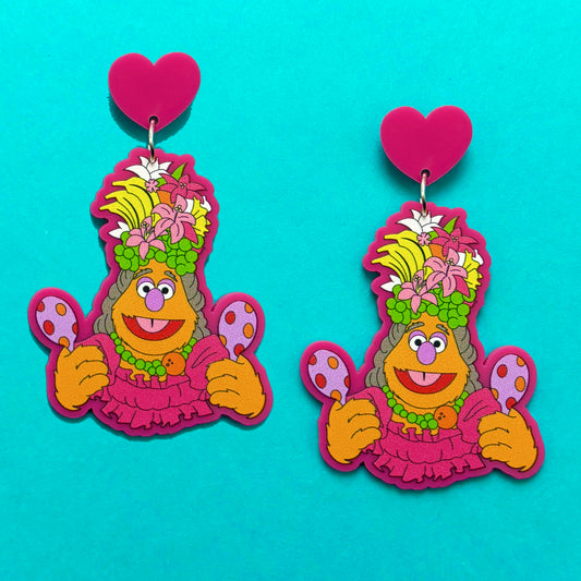 Island Fozzie Drop Earrings