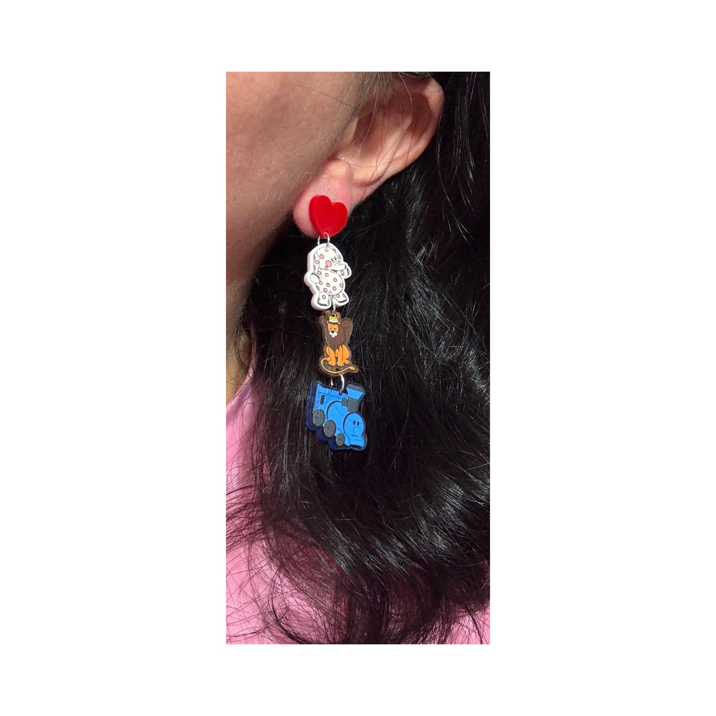 Misfit Toys Tiered Drop Earrings