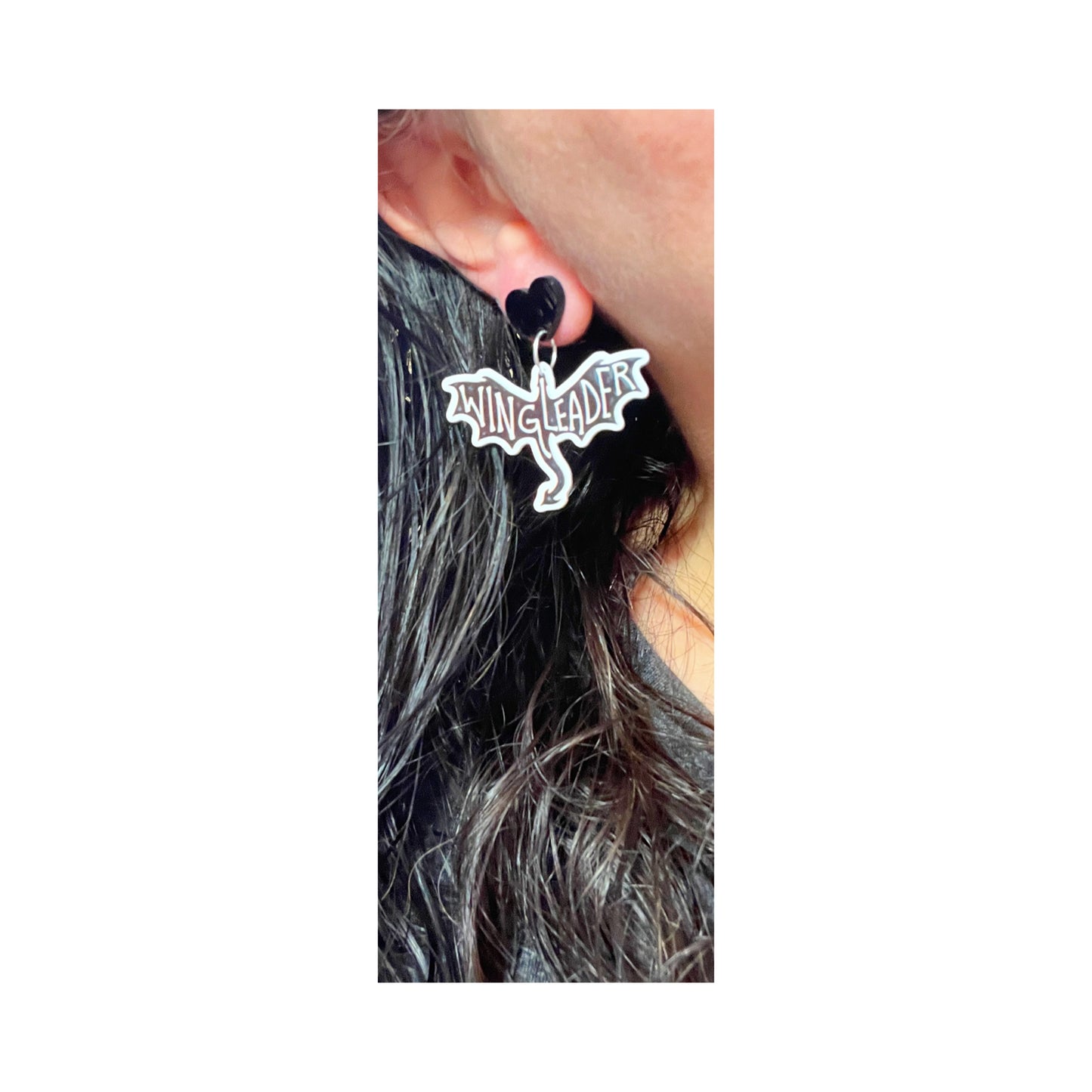 Wingleader Fourth Wing Drop Earrings