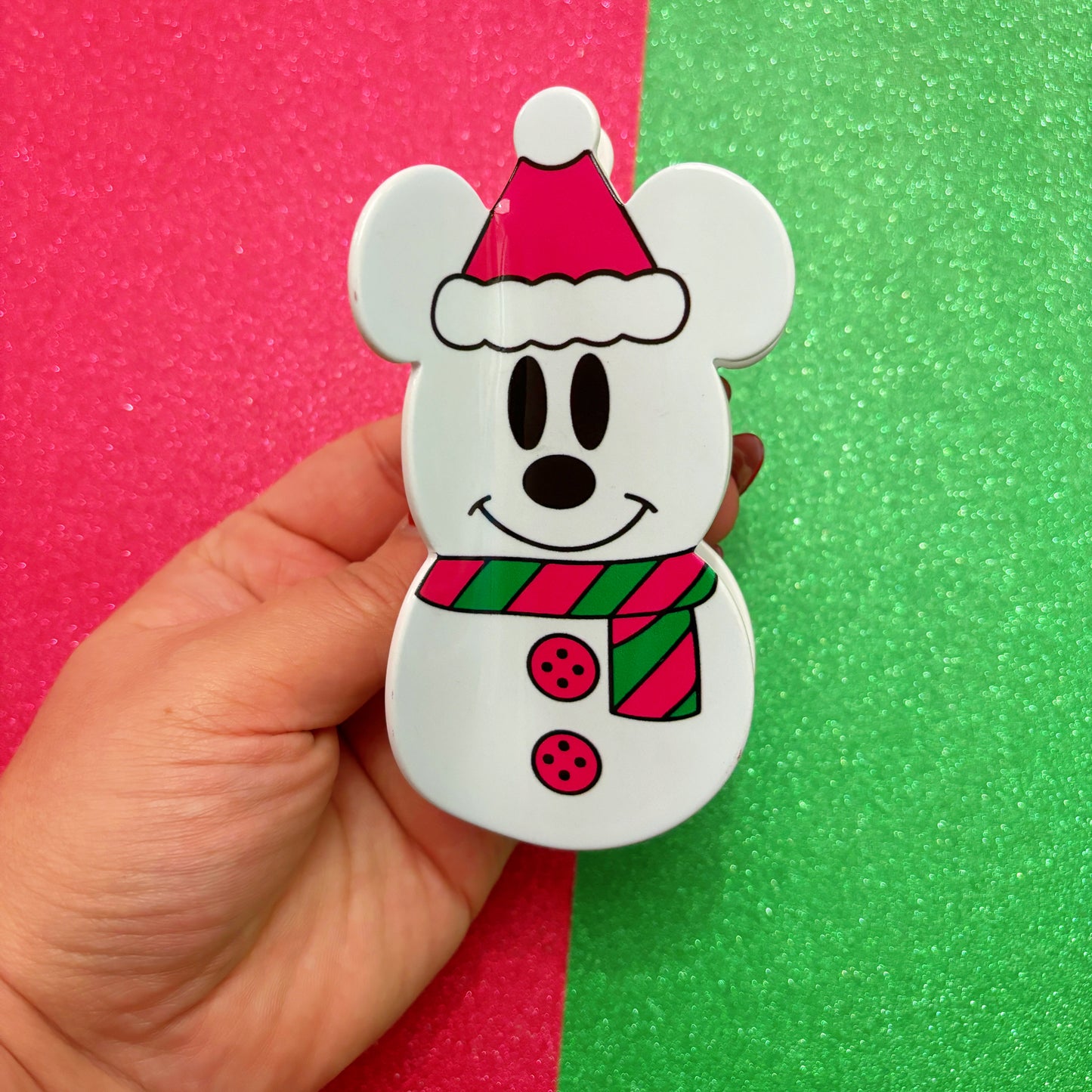 Mouse Snowman Claw Clip