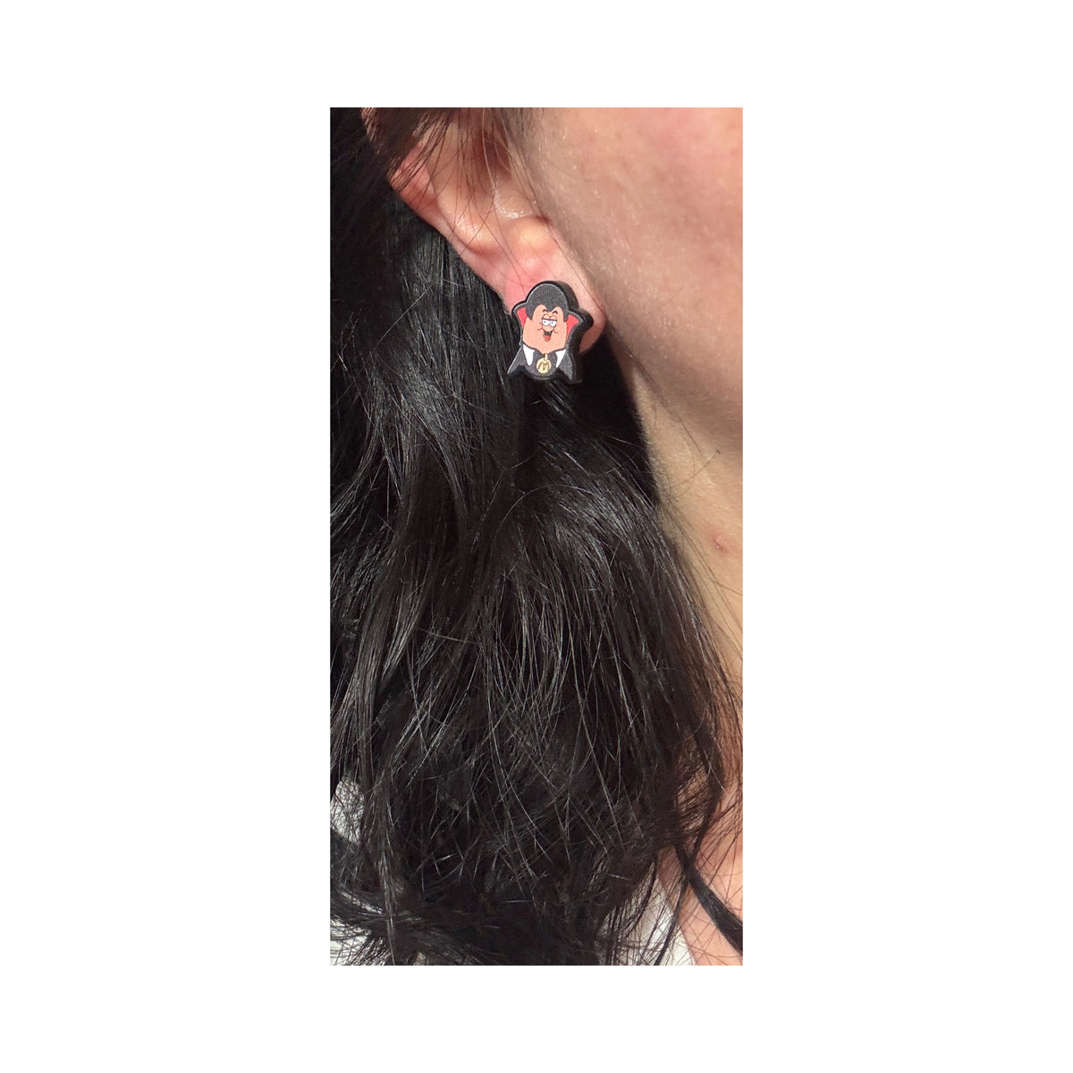 Vampire Nugget Post Earrings