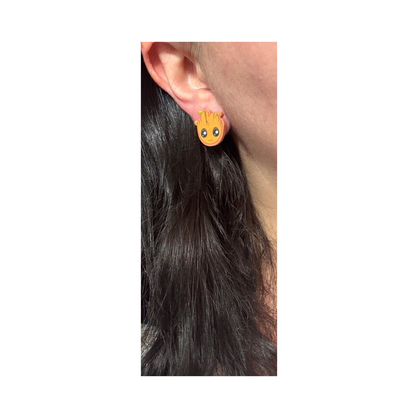 My Friend Tree Groot Post Earrings