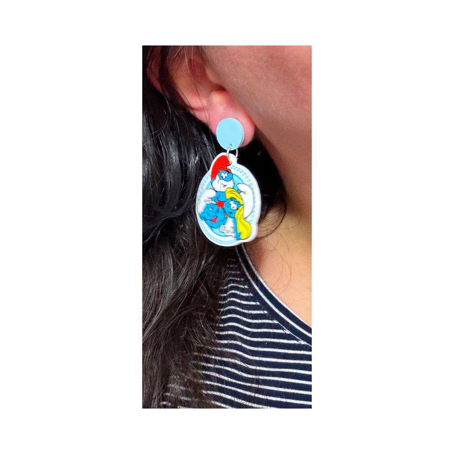 Smurfs Drop Earrings