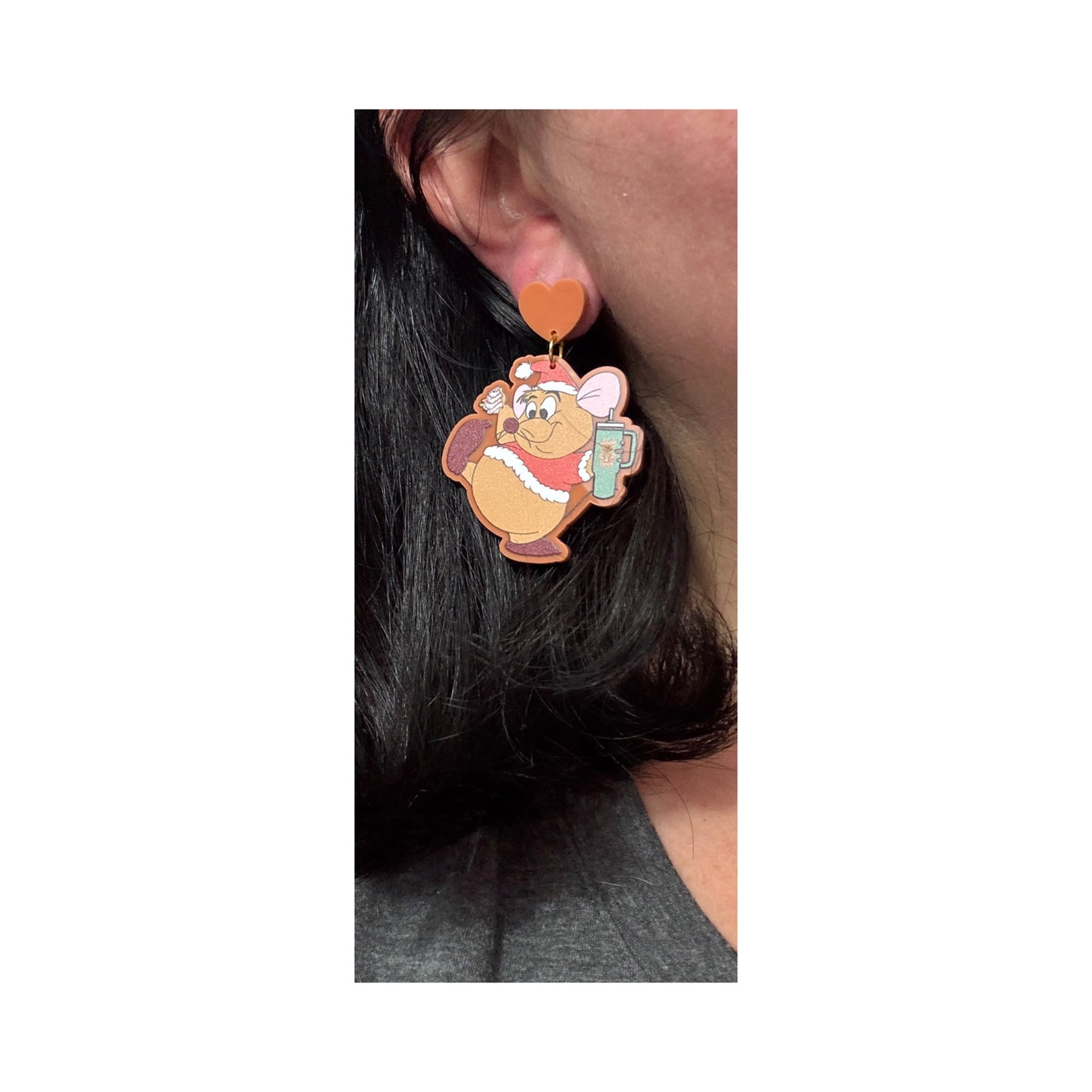 Santa Hat Gus Drop Earrings