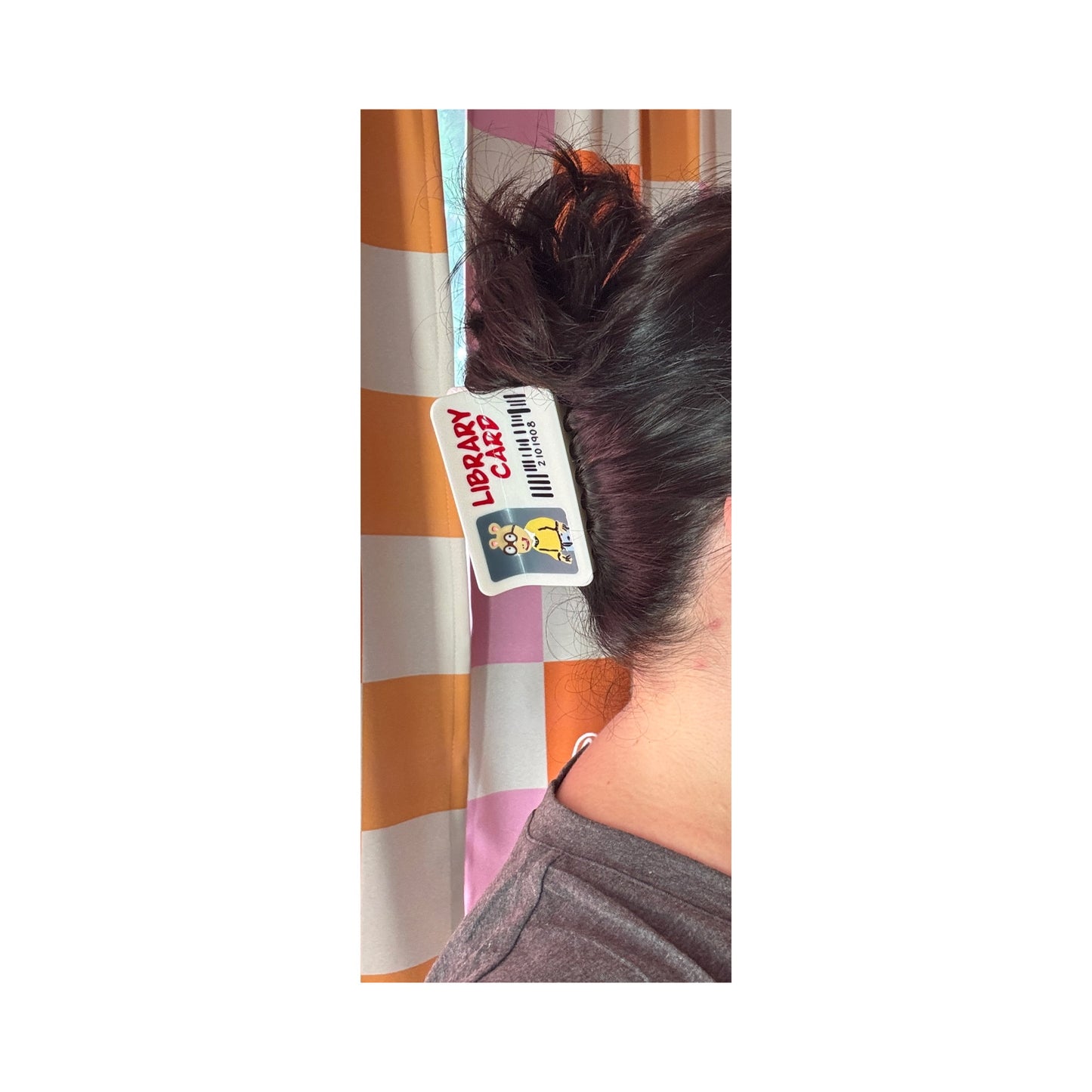 Arthur Library Card Claw Clip
