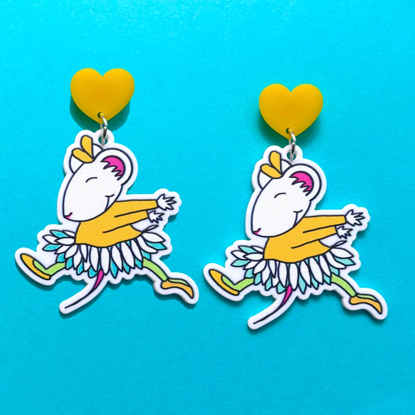 Chrysanthemum Drop Earrings