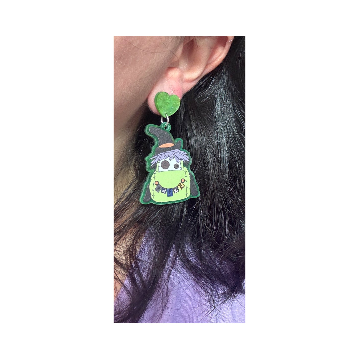 Zombie Car Drop Earrings