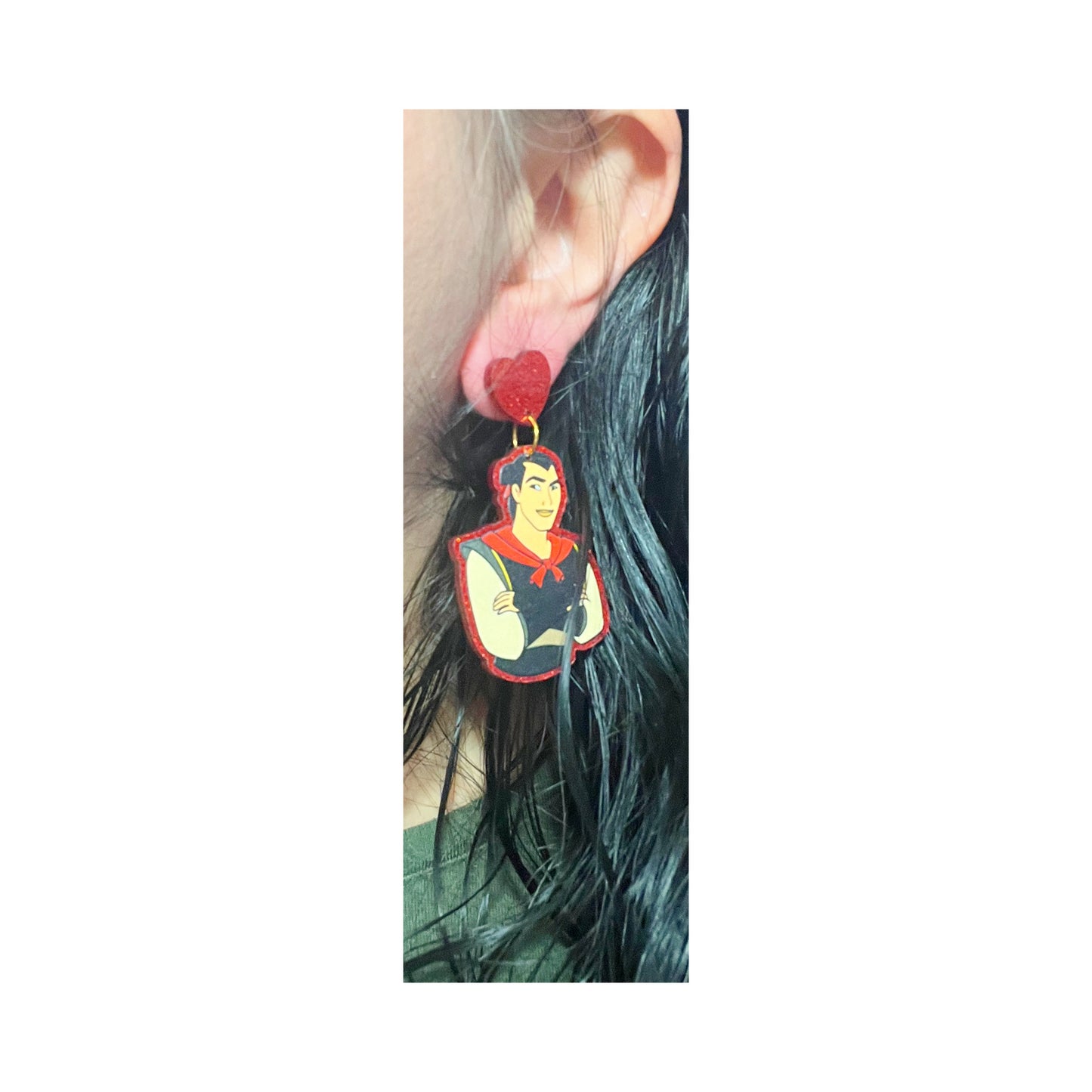 Mulan & Li Shang Drop Earrings