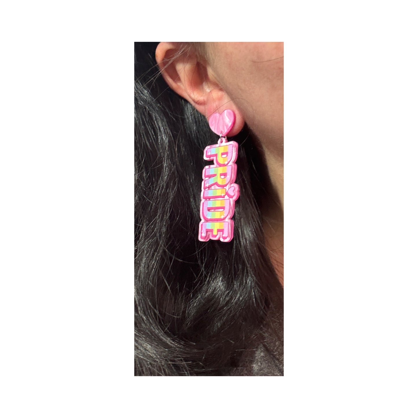 Pastel Pride Drop Earrings