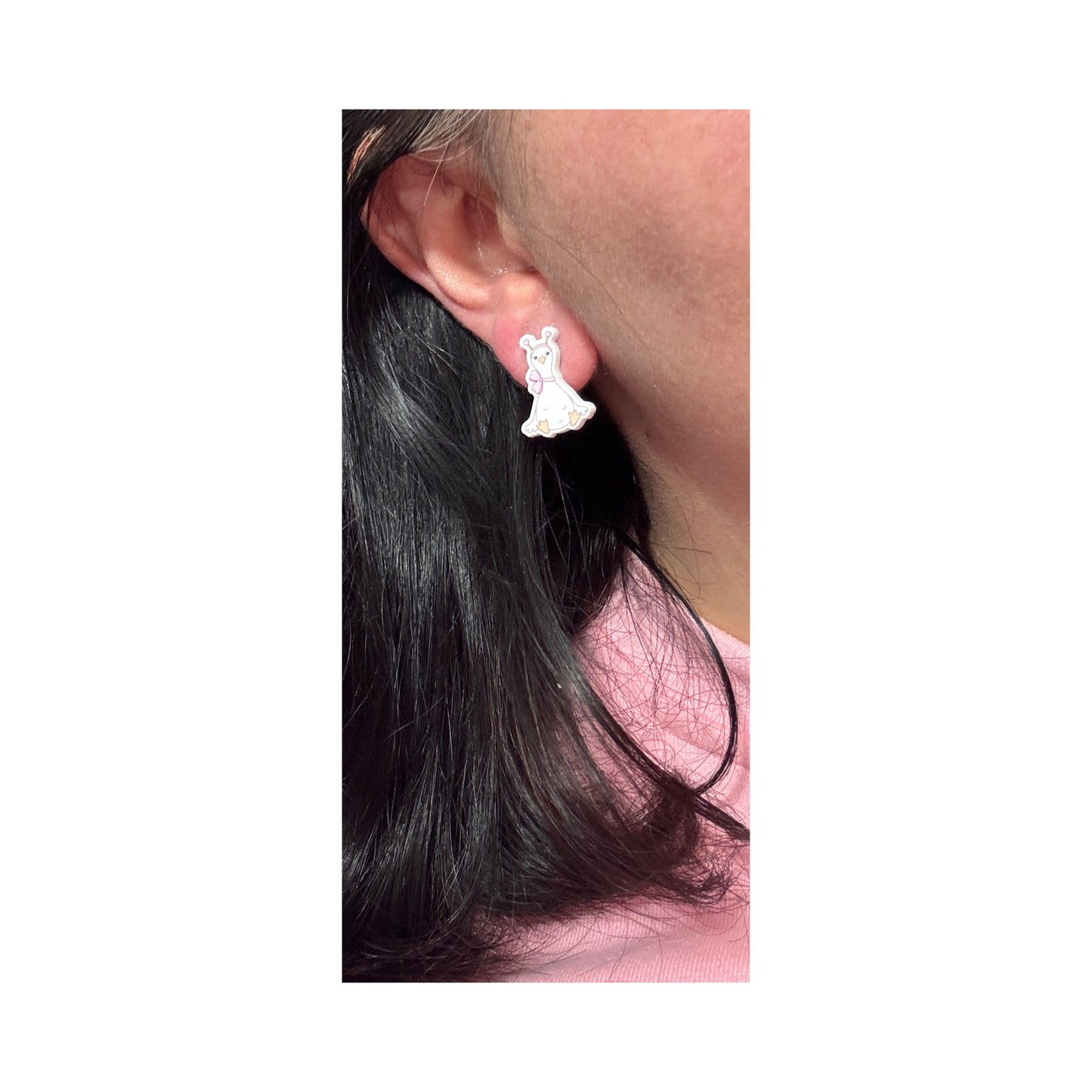 Sweetheart Silly Goose Post Earrings