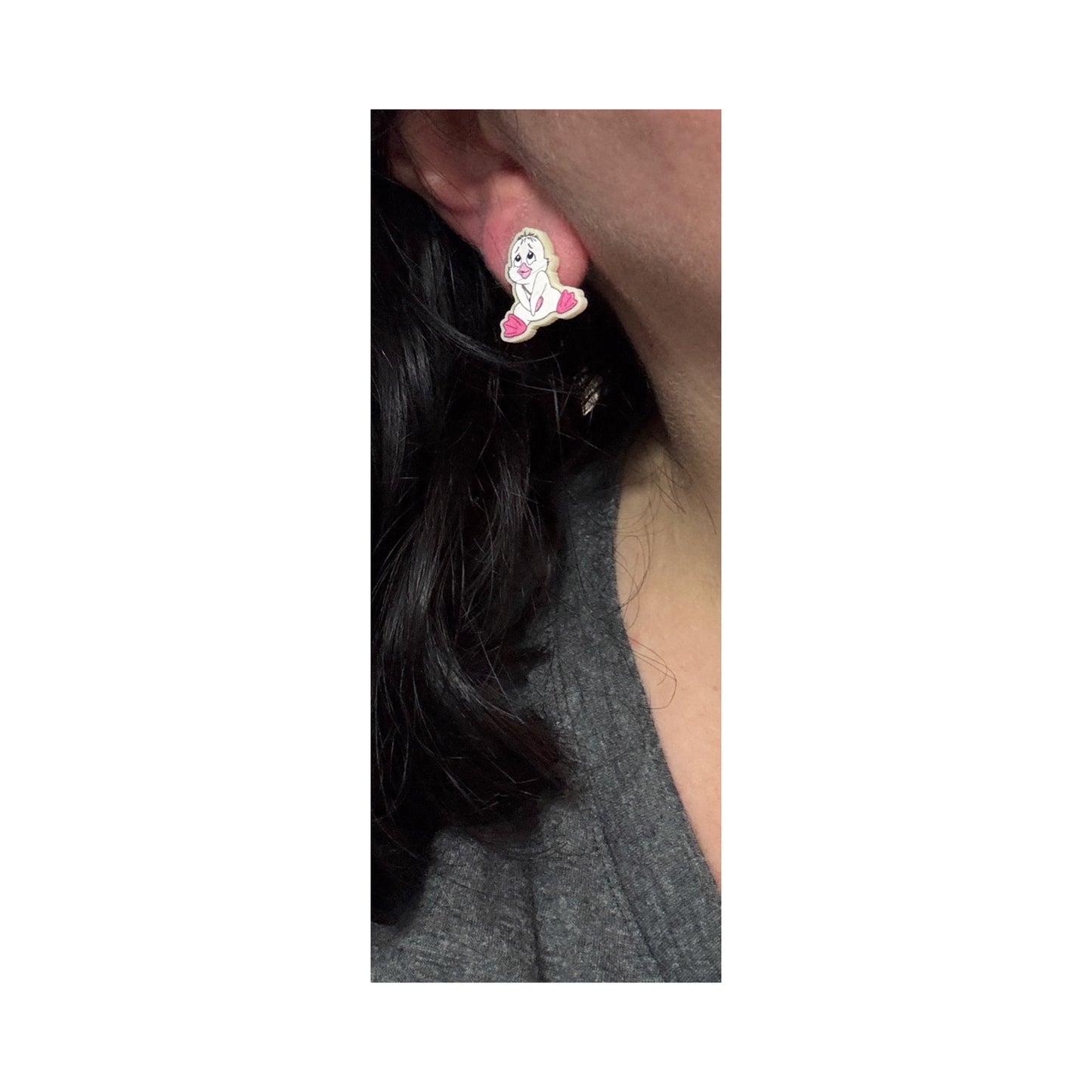 Baby Penguin Post Earrings