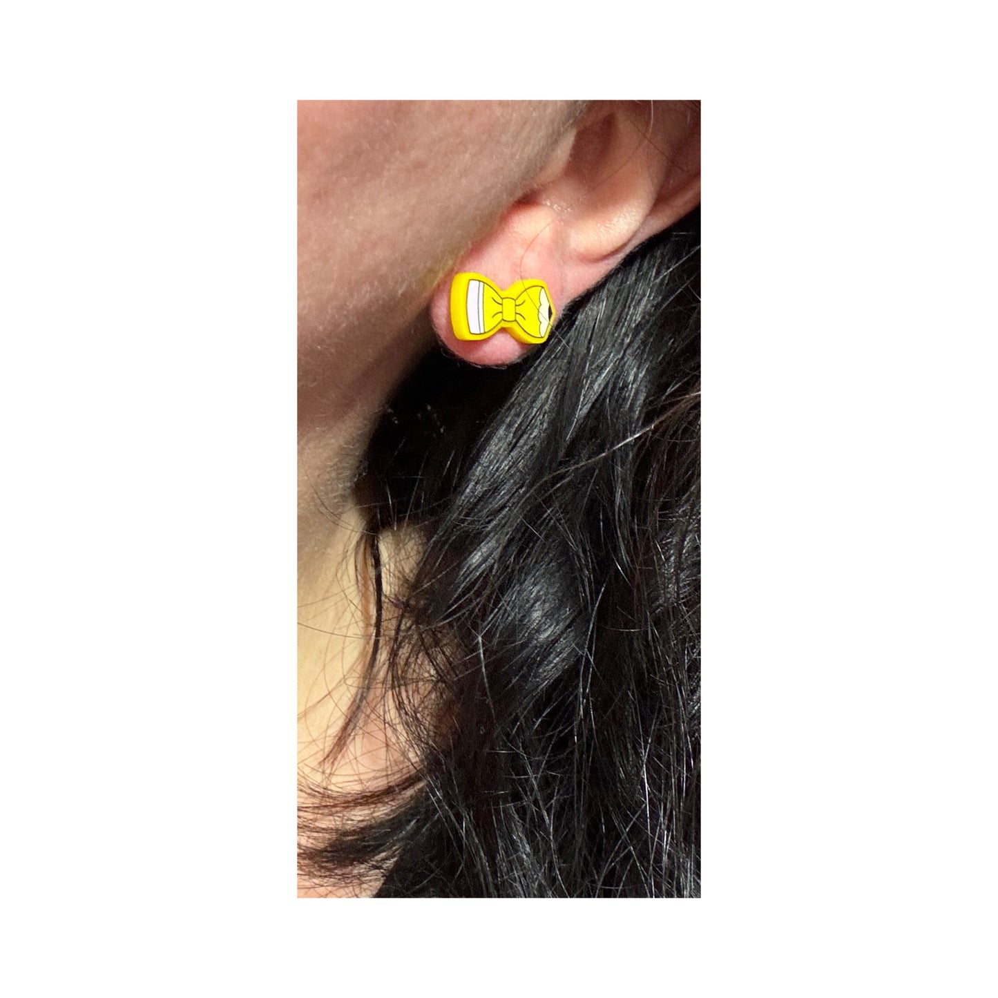Pencil Bow Post Earrings