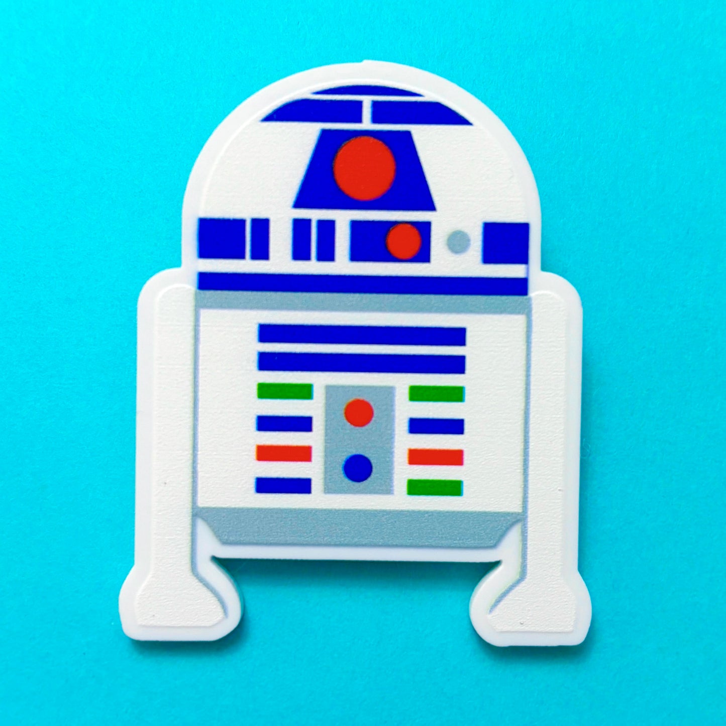 Blue Droid Pin