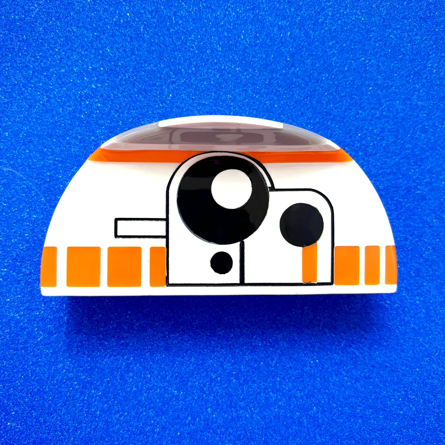 Orange Droid Claw Clip